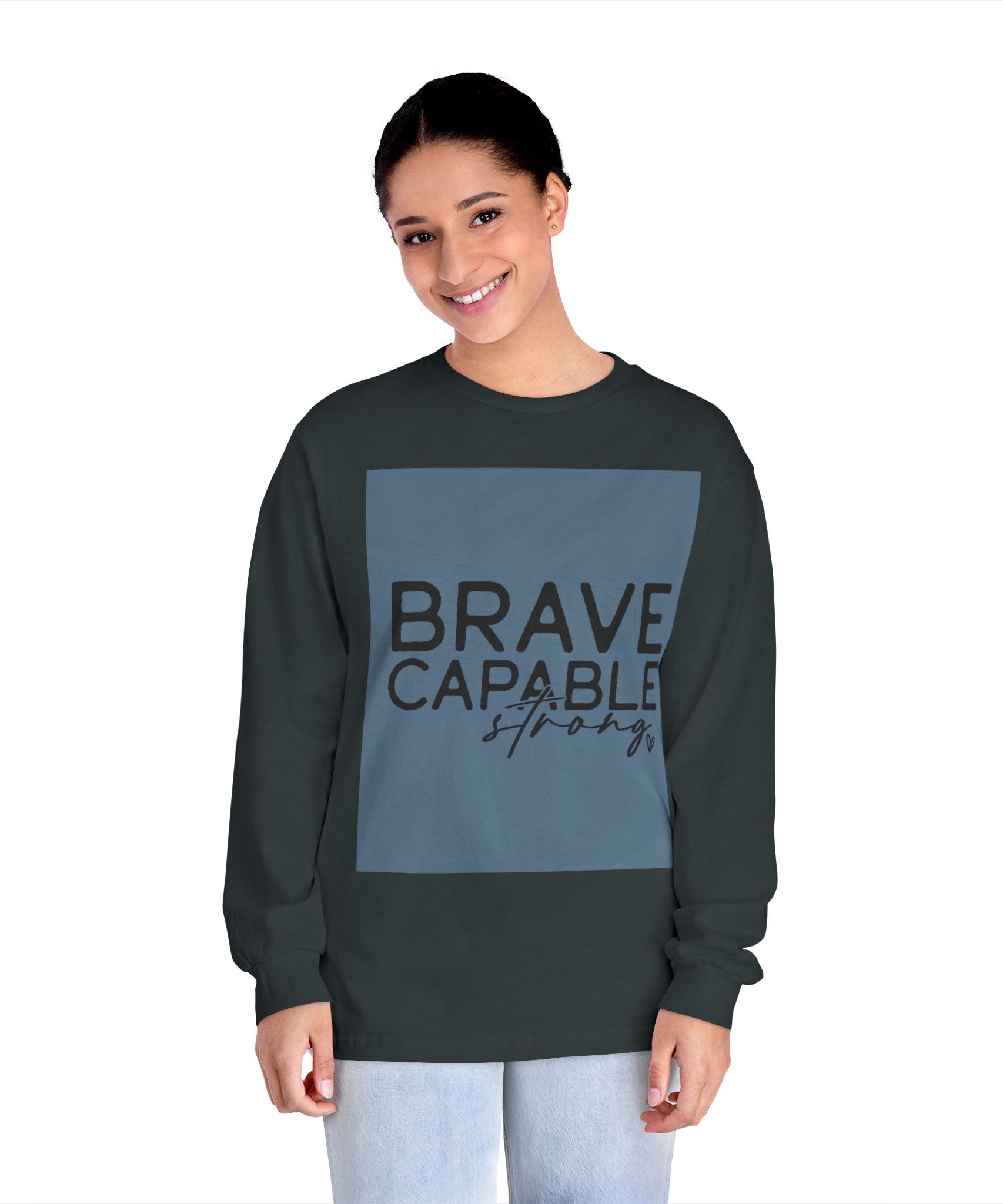 Unisex Motivational Shirt – Brave & Capable Tee