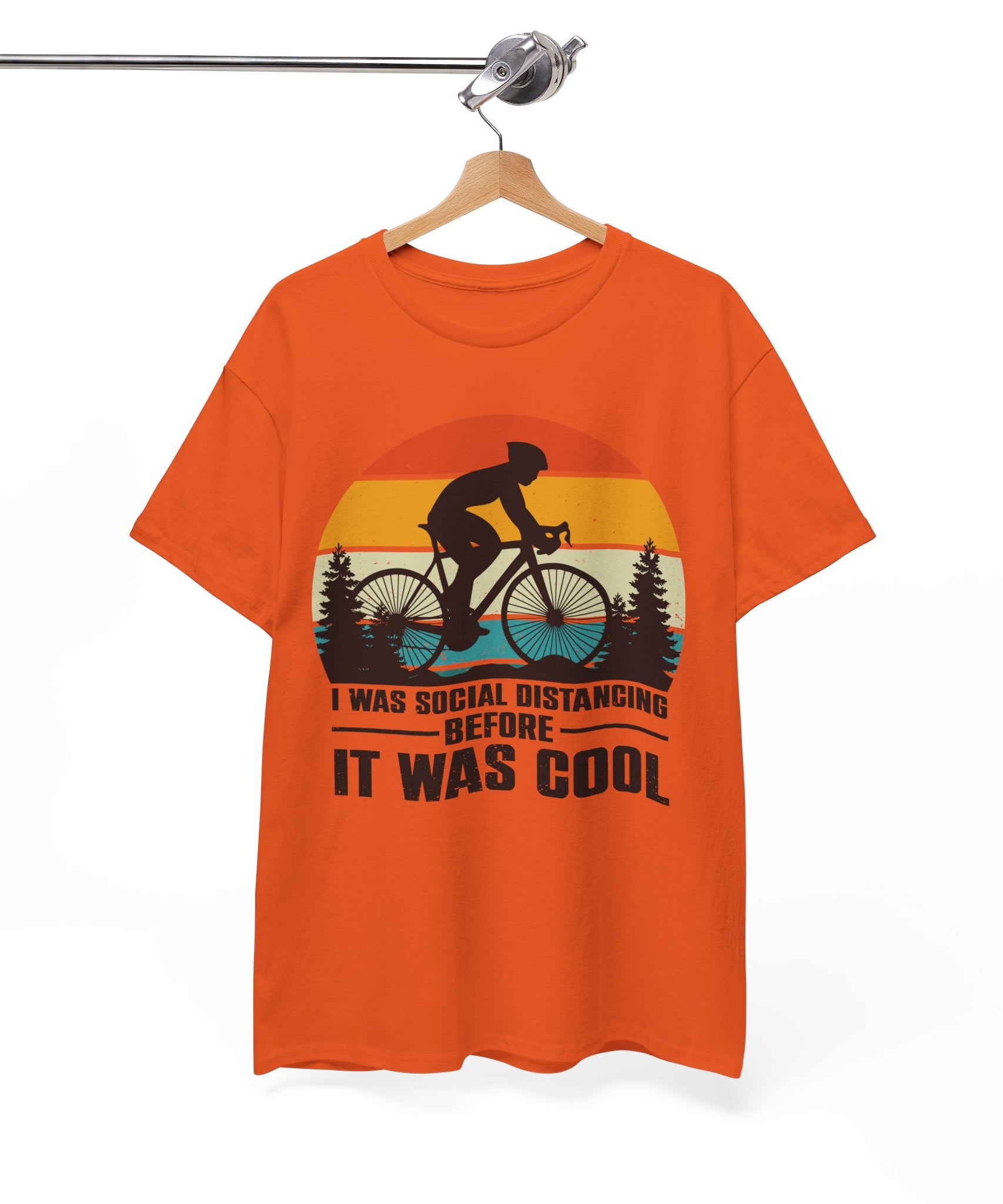 Retro Social Distancing Cyclist Tee | Gallory Hive