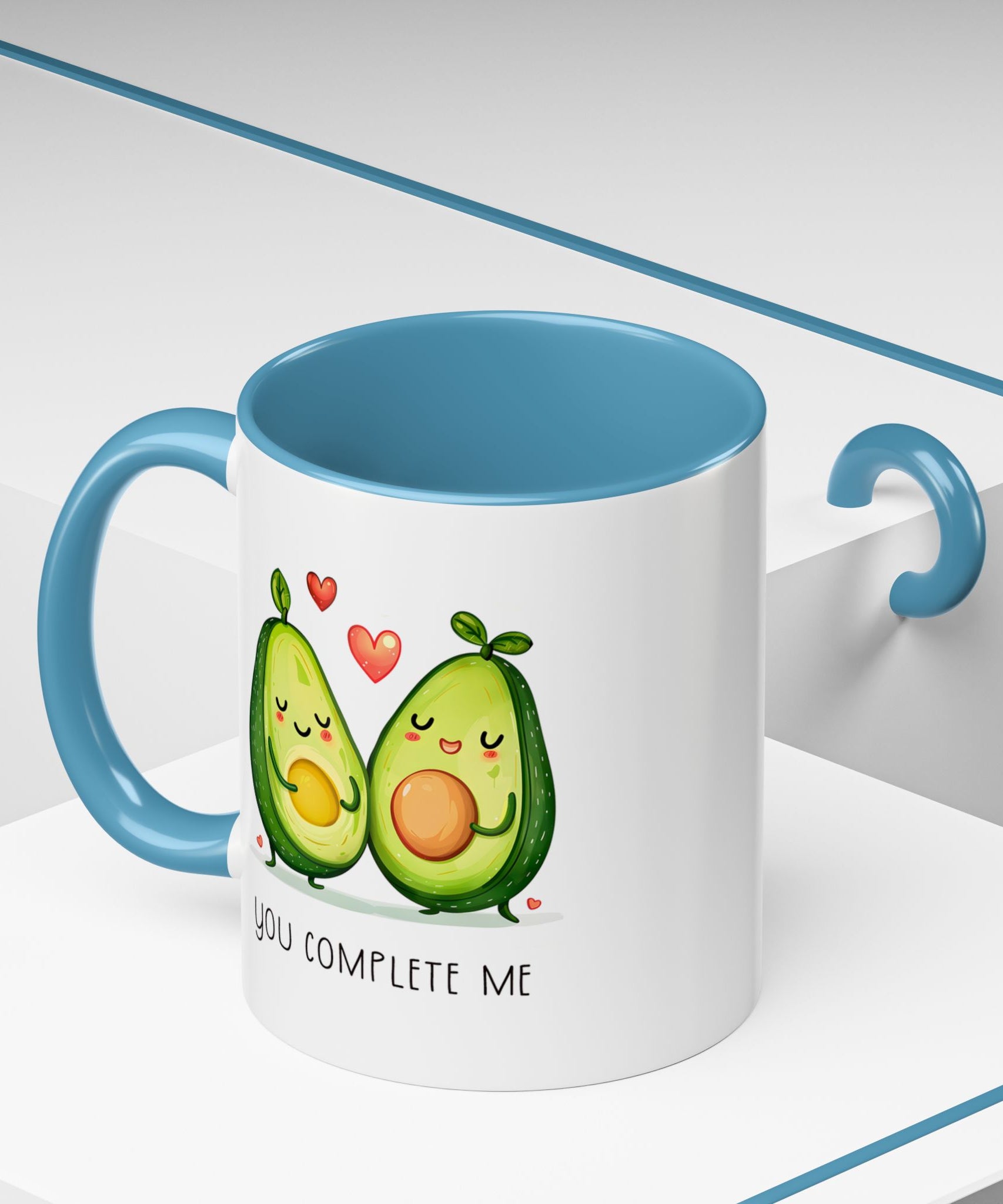 Funny Avocado Couple Ceramic Coffee Mug | Gallory Hive