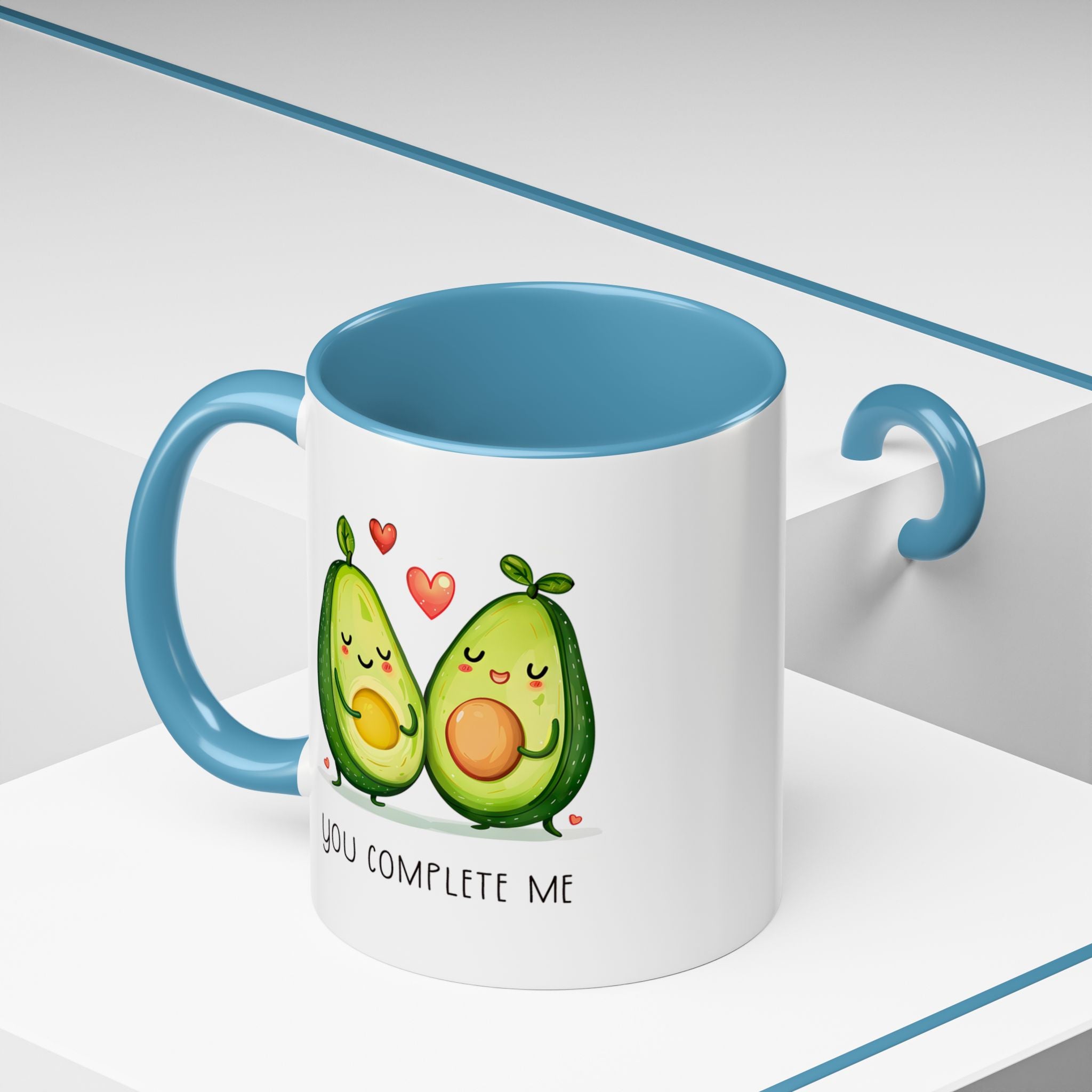 Funny Avocado Couple Ceramic Coffee Mug | Gallory Hive