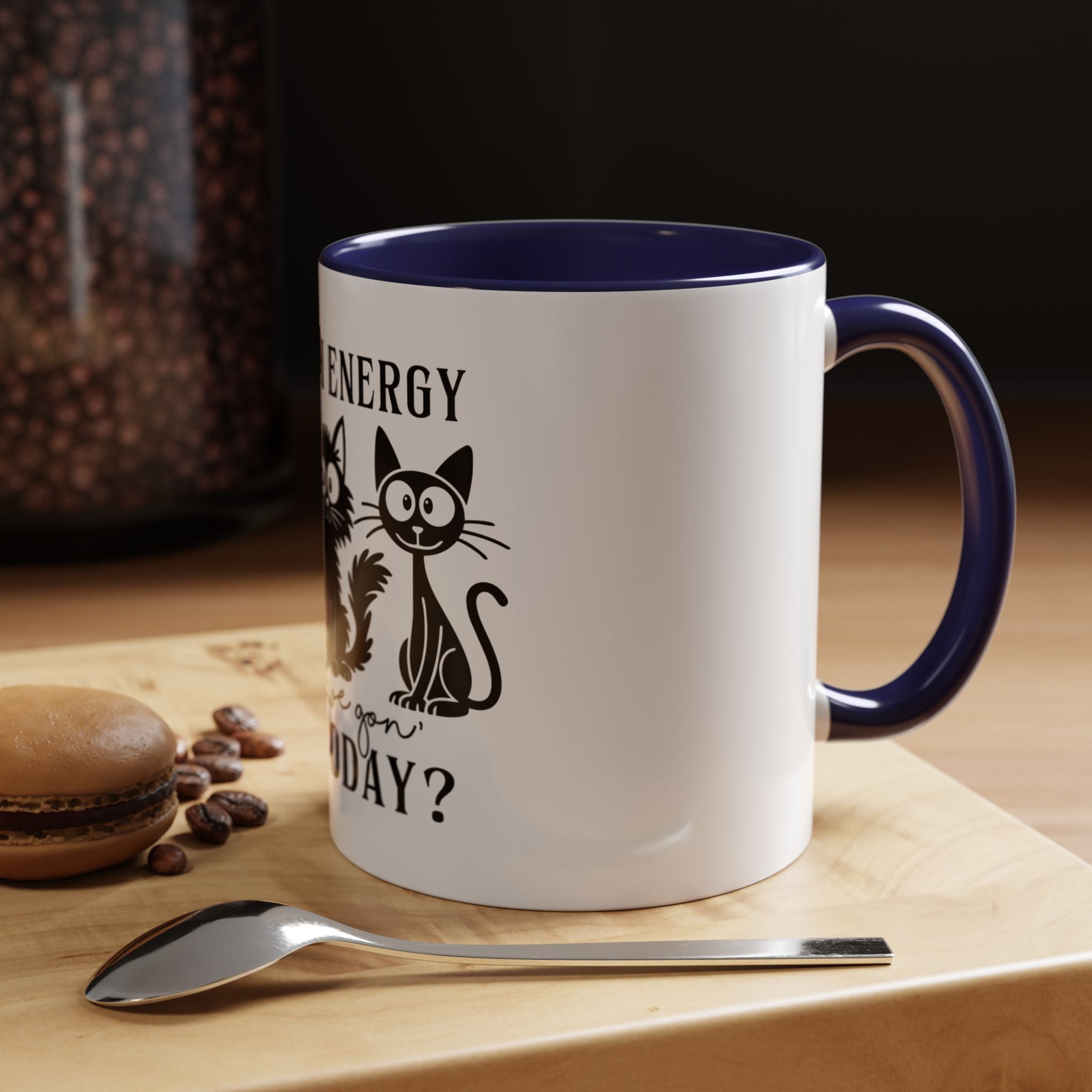 Quirky Cat Coffee Mug, Fun Kitty Mug for Cat Lovers, Gift for Pet Owners, Unique Cat-Themed Drinkware, Cute Cat Lover Present