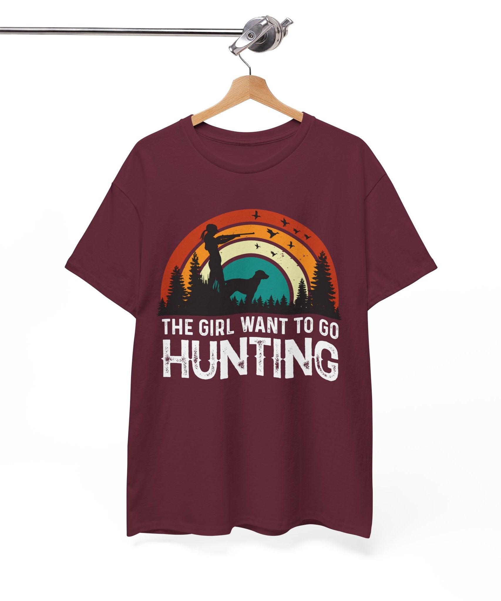 Retro Hunter Shirt – Birds & Pines | Gallory Hive