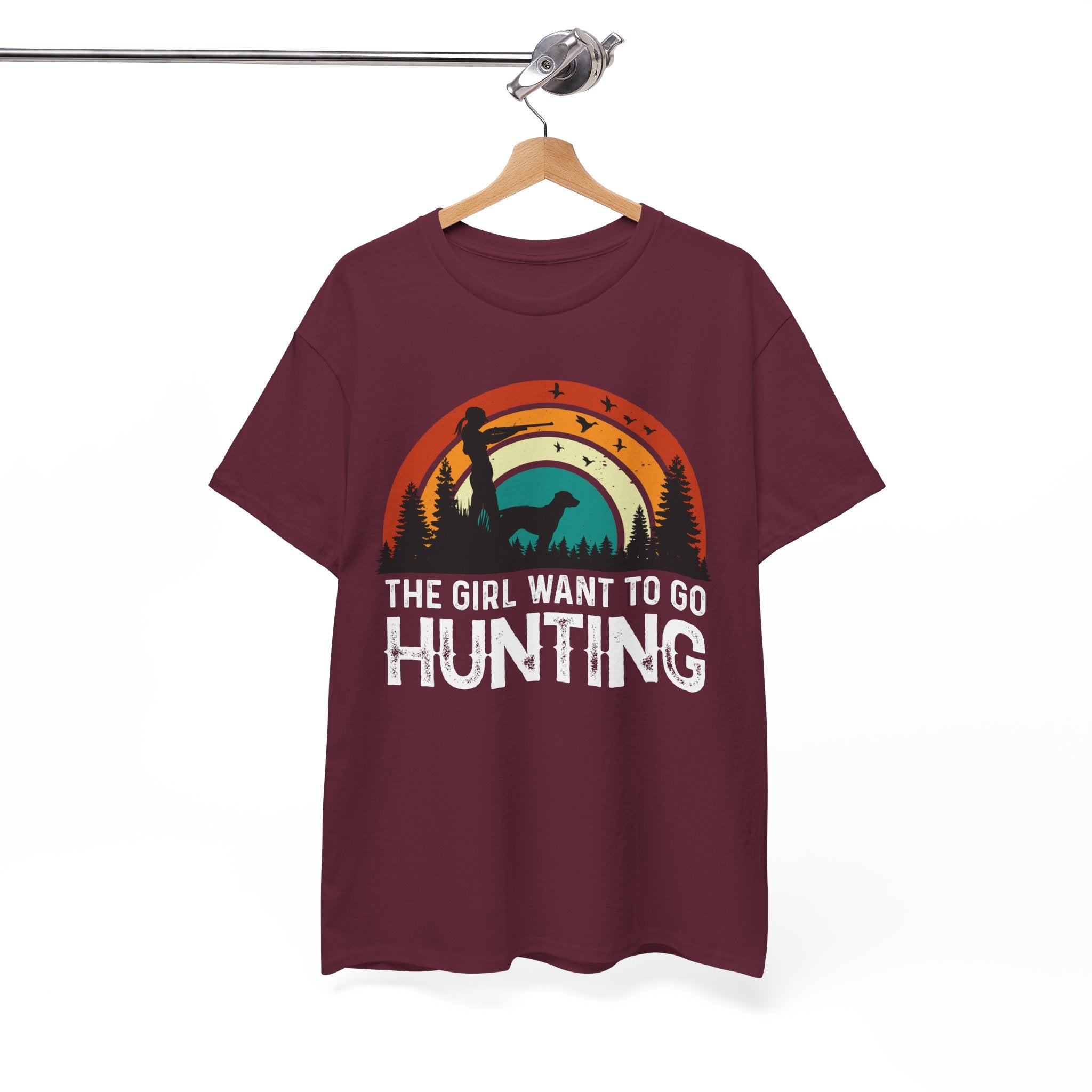 Retro Hunter Shirt – Birds & Pines | Gallory Hive