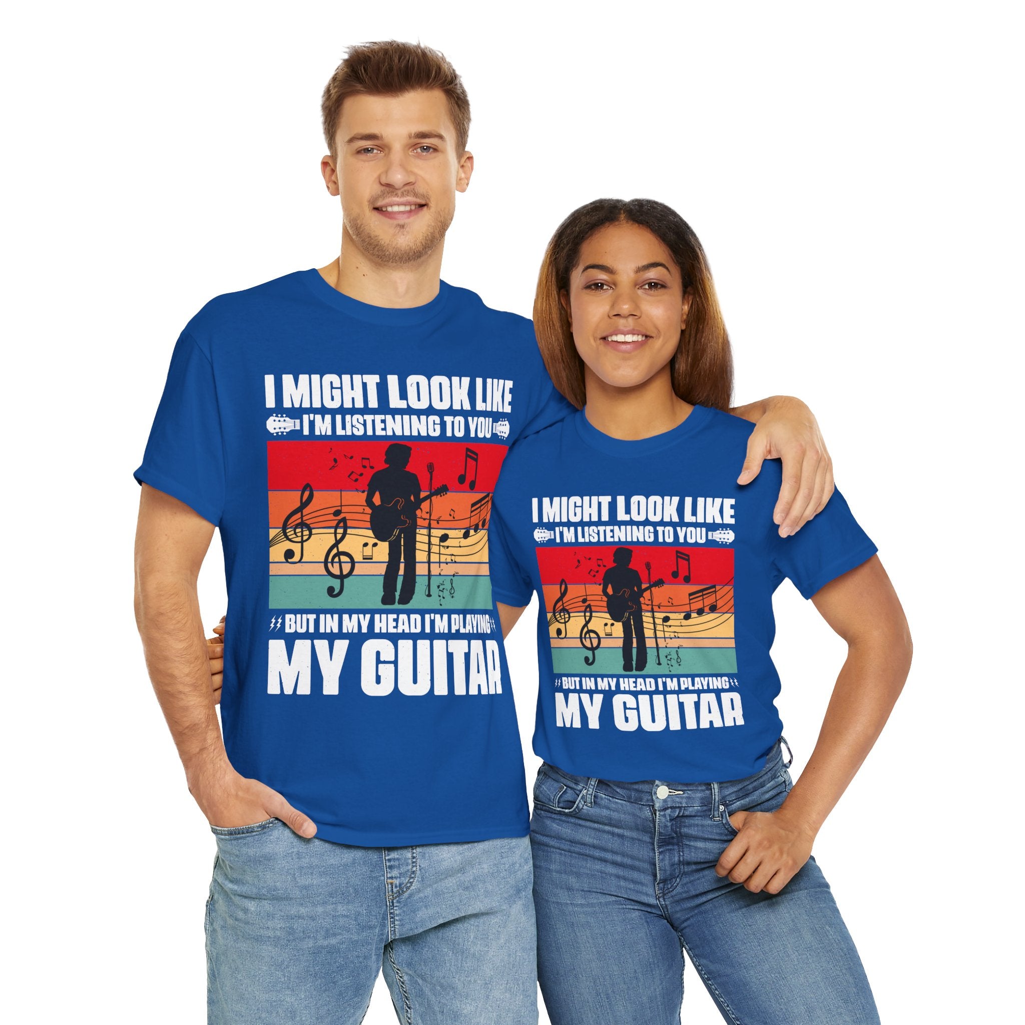 Retro Guitar Playing Mind T-Shirt