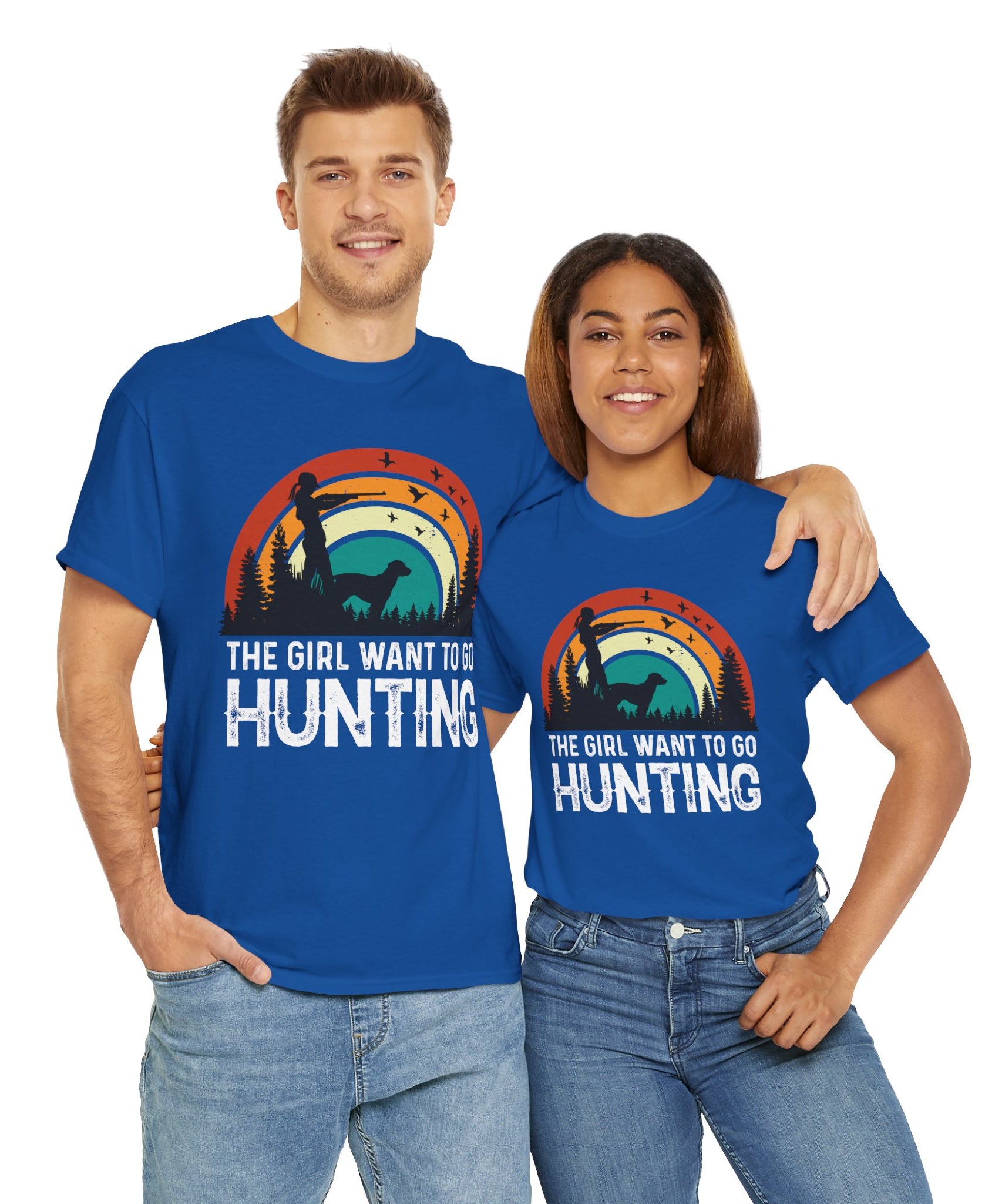 Retro Hunter Shirt – Birds & Pines