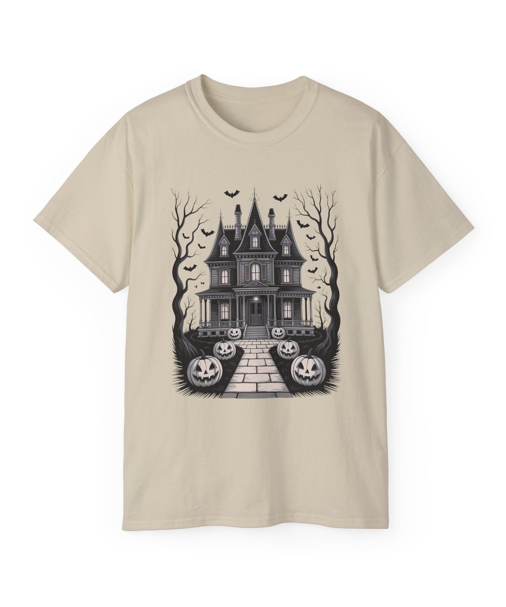 Haunted House Halloween Night Tee | Gallory Hive