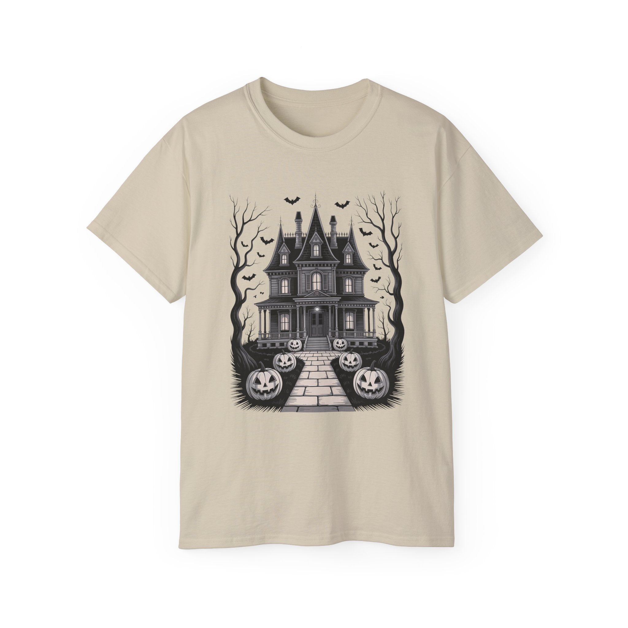 Haunted House Halloween Night Tee | Gallory Hive