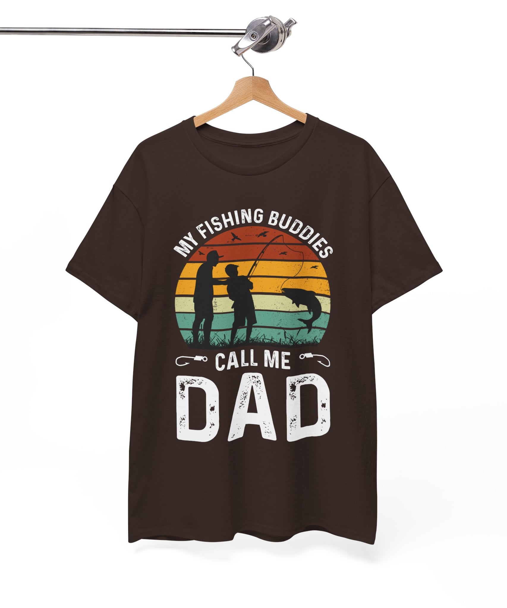 Vintage Dad & Kid Fishing Shirt