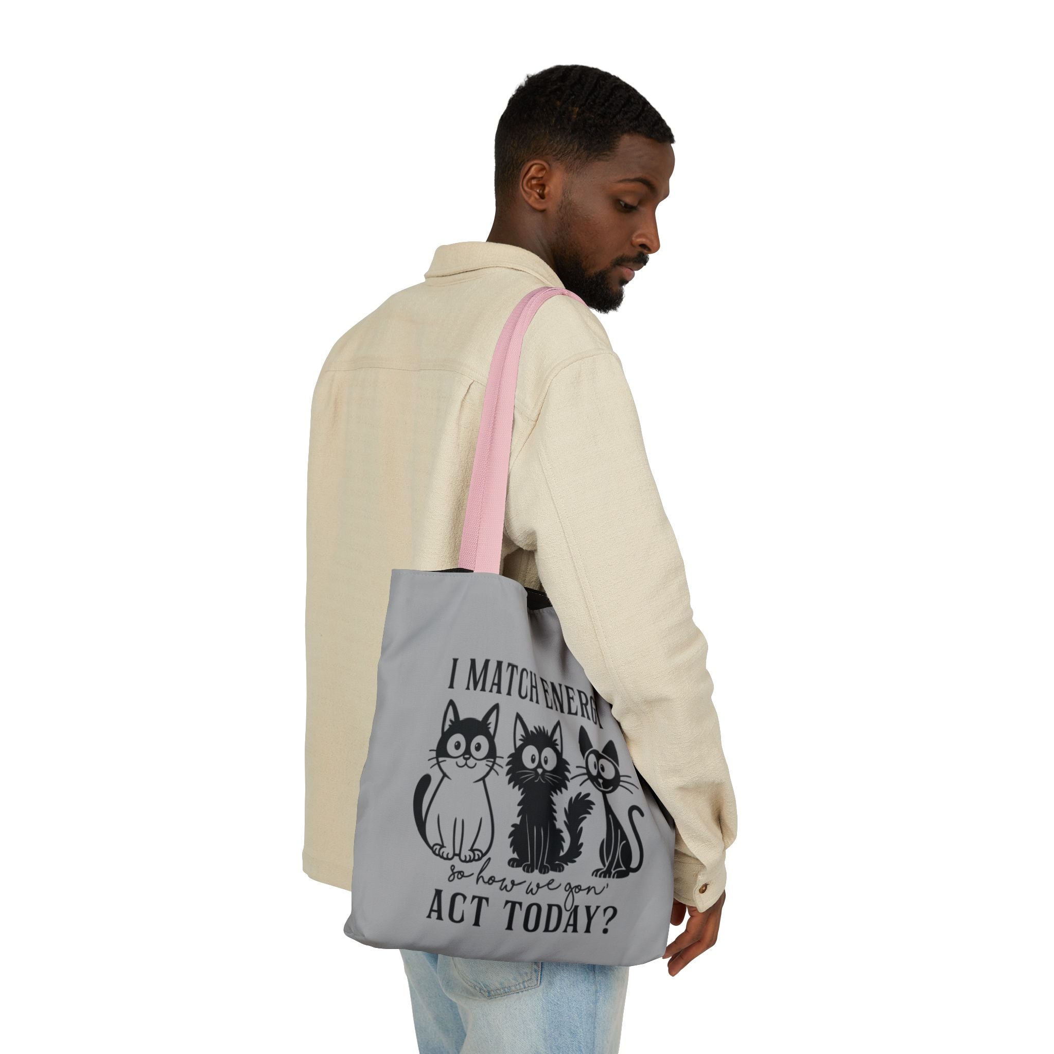 Gift for Cat Lovers – Light Grey Tote Bag