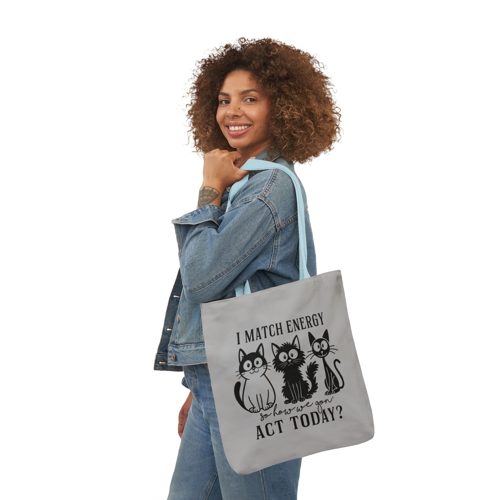Gift for Cat Lovers – Light Grey Tote Bag