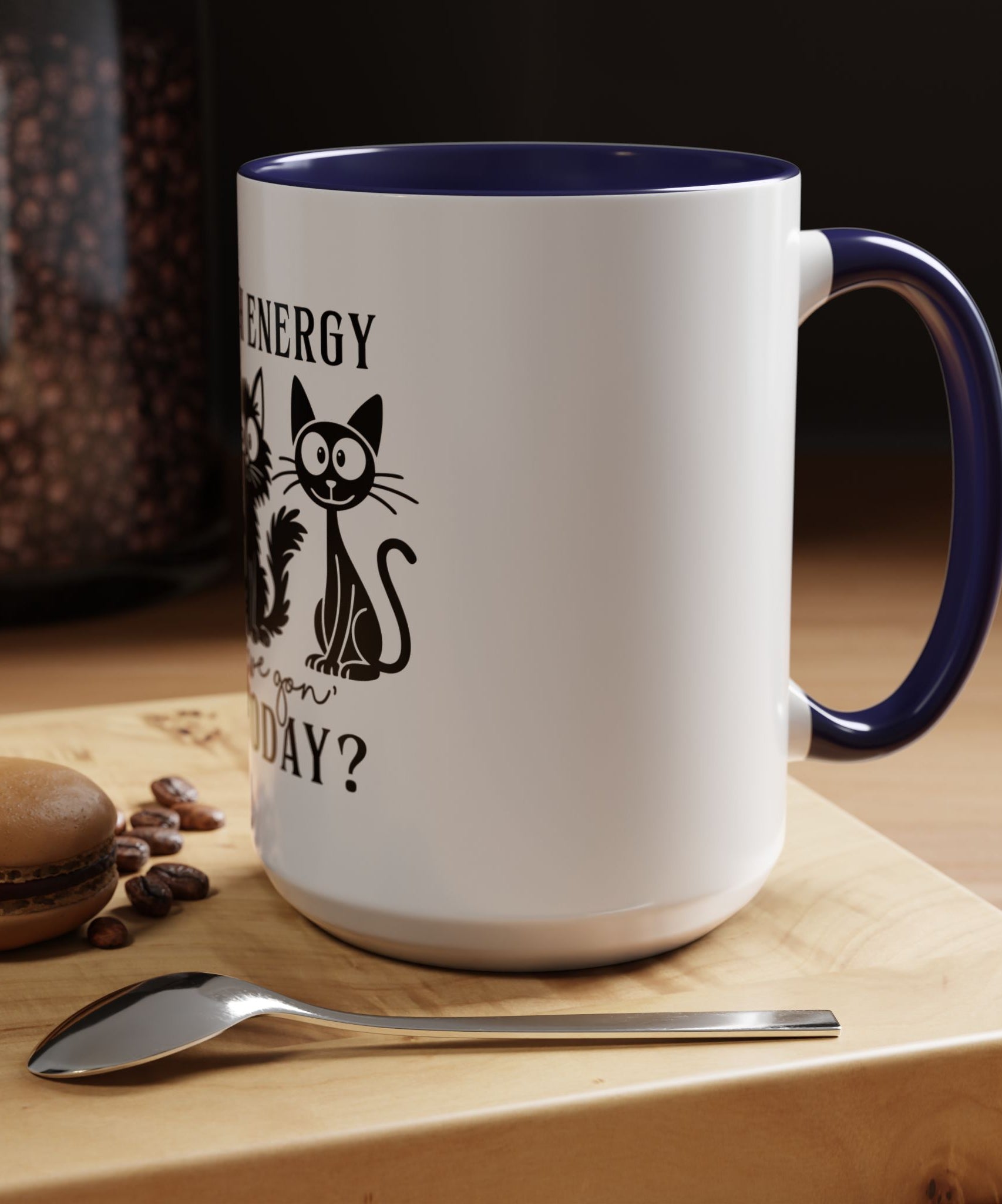 Quirky Cat Coffee Mug, Fun Kitty Mug for Cat Lovers, Gift for Pet Owners, Unique Cat-Themed Drinkware, Cute Cat Lover Present