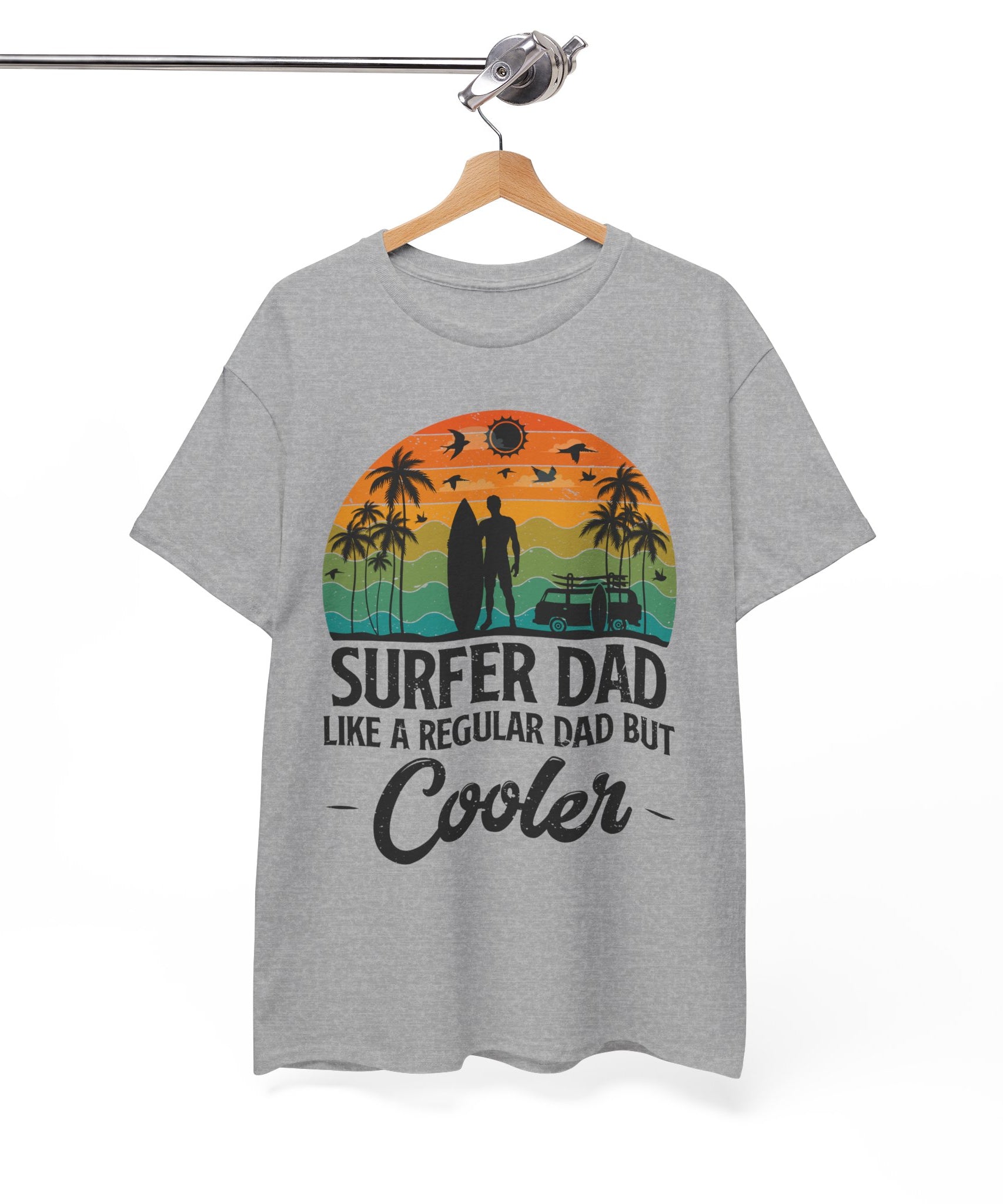 Vintage Surf Van & Palm Tree T-Shirt | Gallory Hive