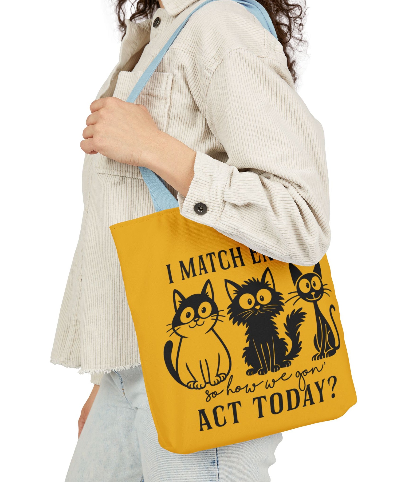 Cute Yellow Canvas Tote – Reusable Bag | Gallory Hive