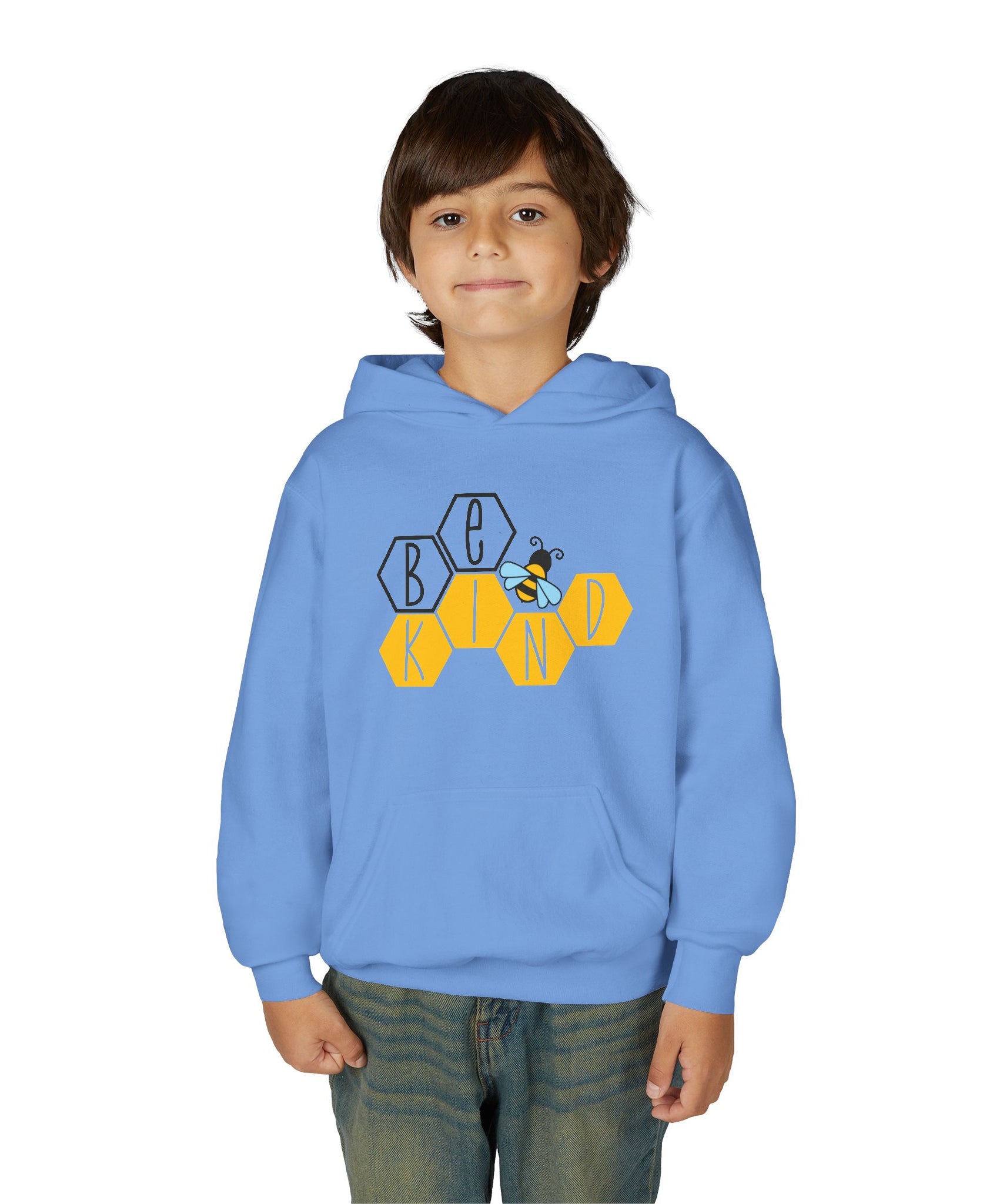 Unisex Kids Hoodie – Bee Kind & Cozy