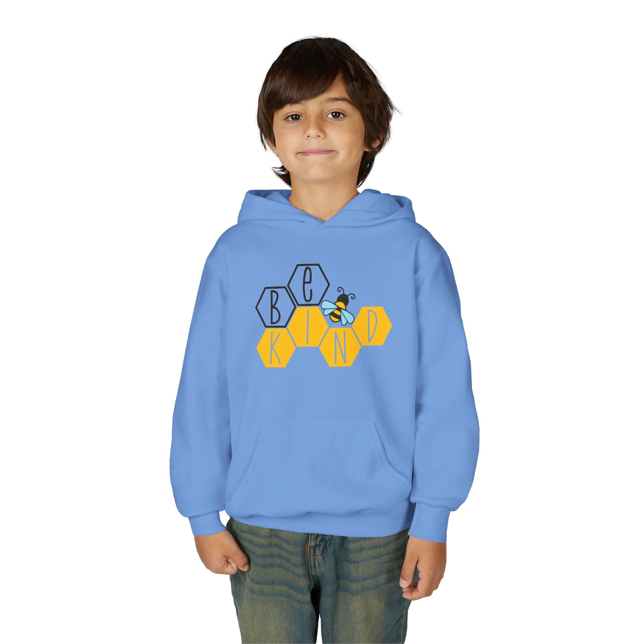 Unisex Kids Hoodie – Bee Kind & Cozy