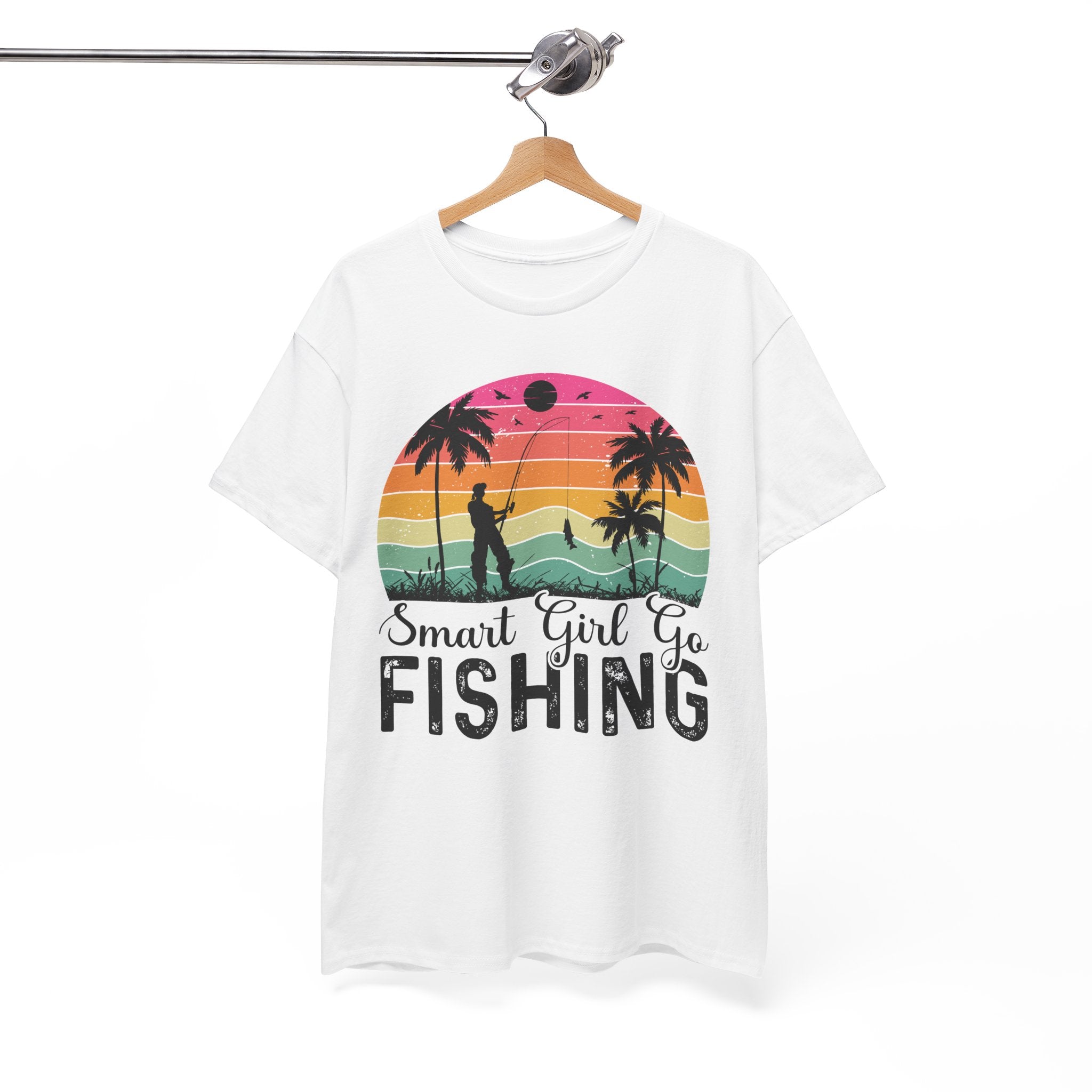 Retro Fisherwoman Graphic Shirt