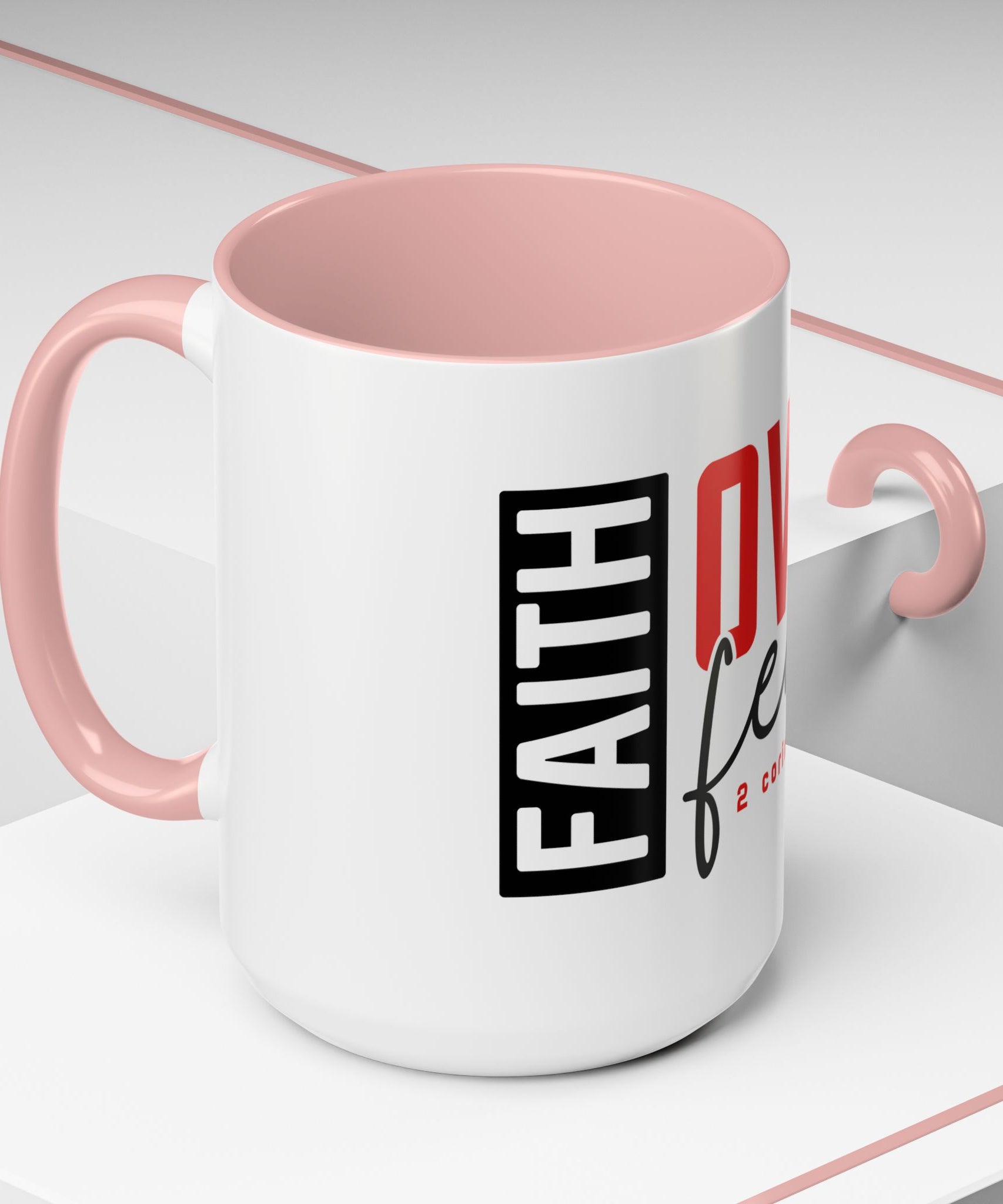 Faith Scripture Accent Coffee Mug | Gallory Hive