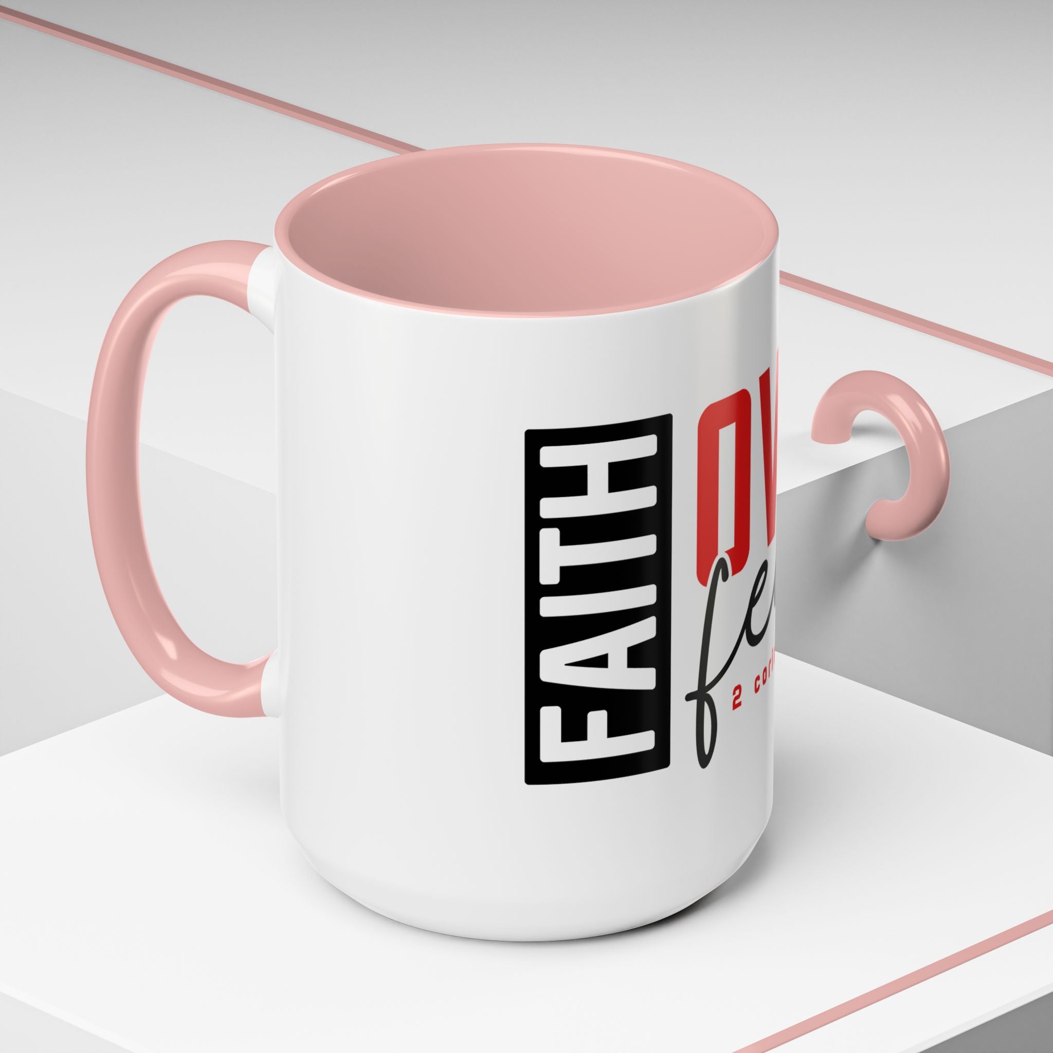 Faith Scripture Accent Coffee Mug | Gallory Hive