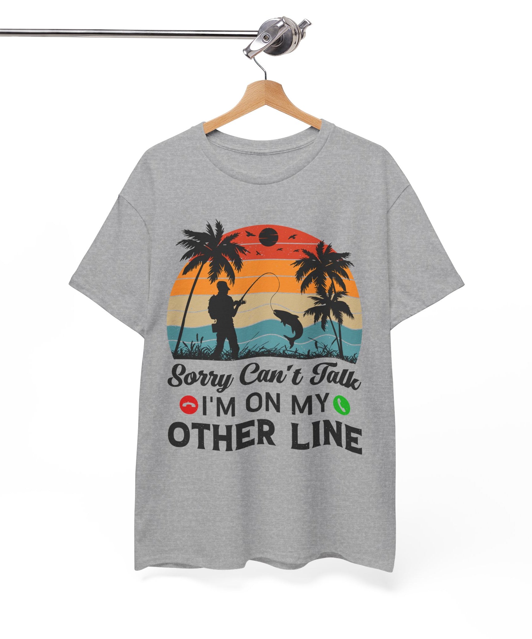 Funny Fishing T-Shirt – On My Other Line | Gallory Hive