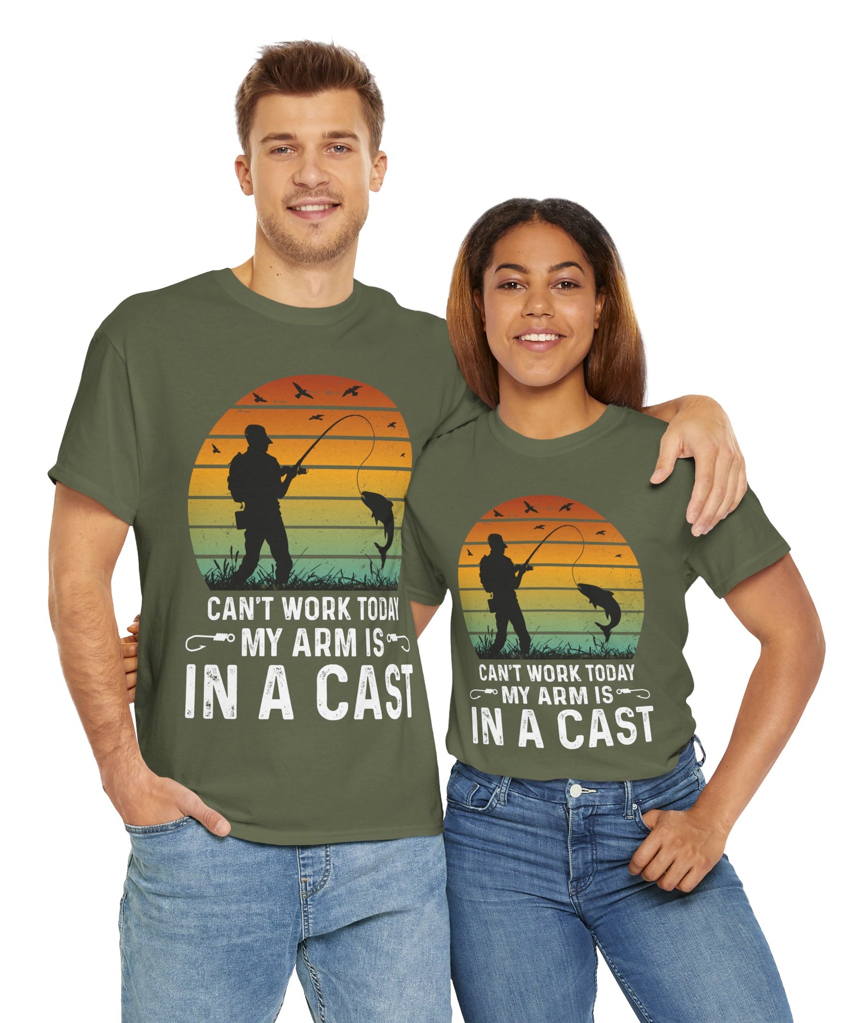 Retro Fisherman Humor Shirt