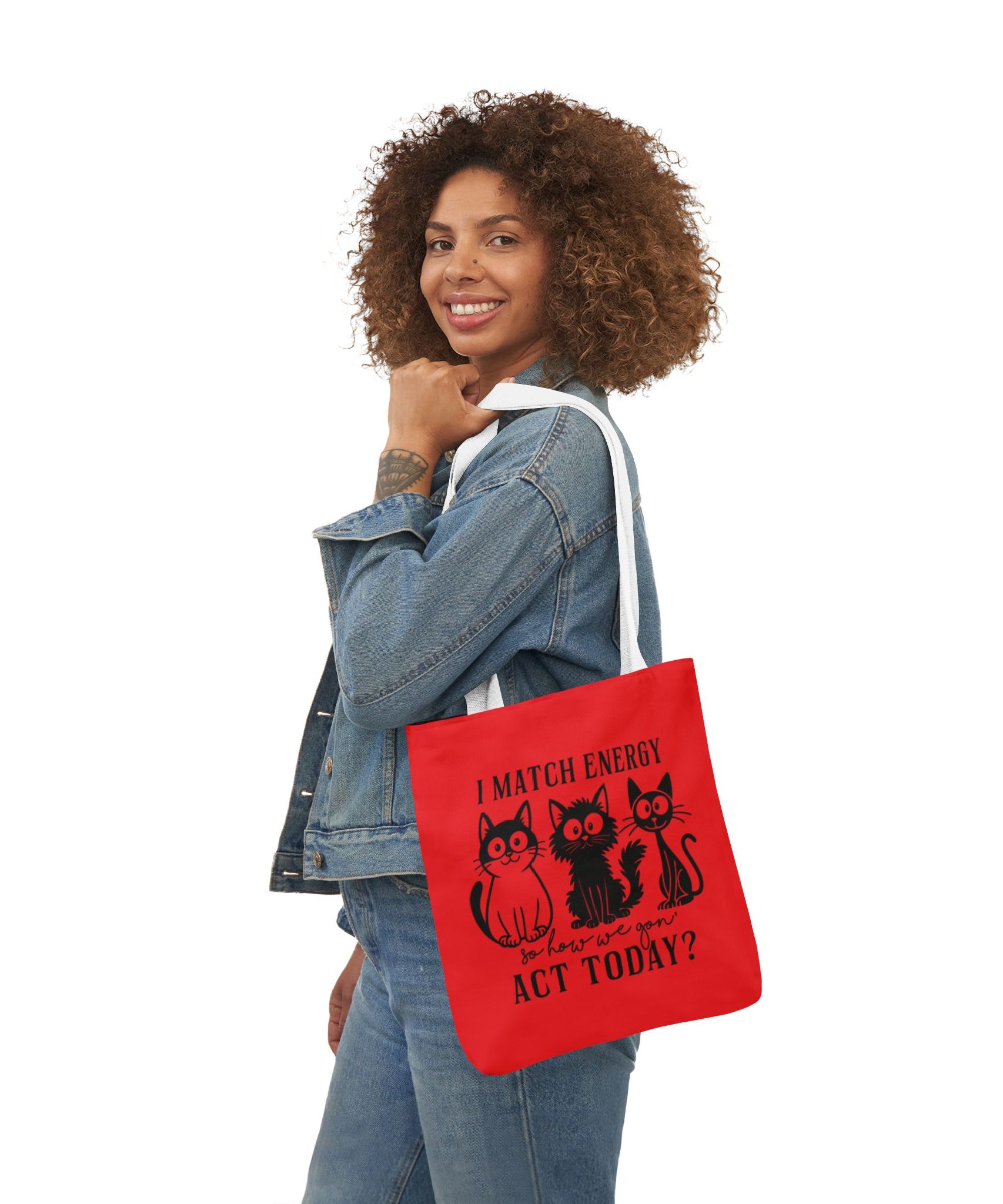 Cute Red Canvas Tote – Reusable Bag