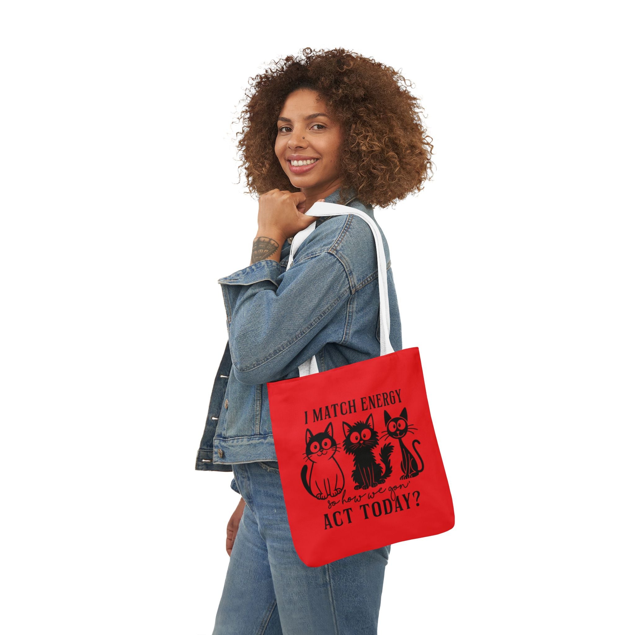 Cute Red Canvas Tote – Reusable Bag