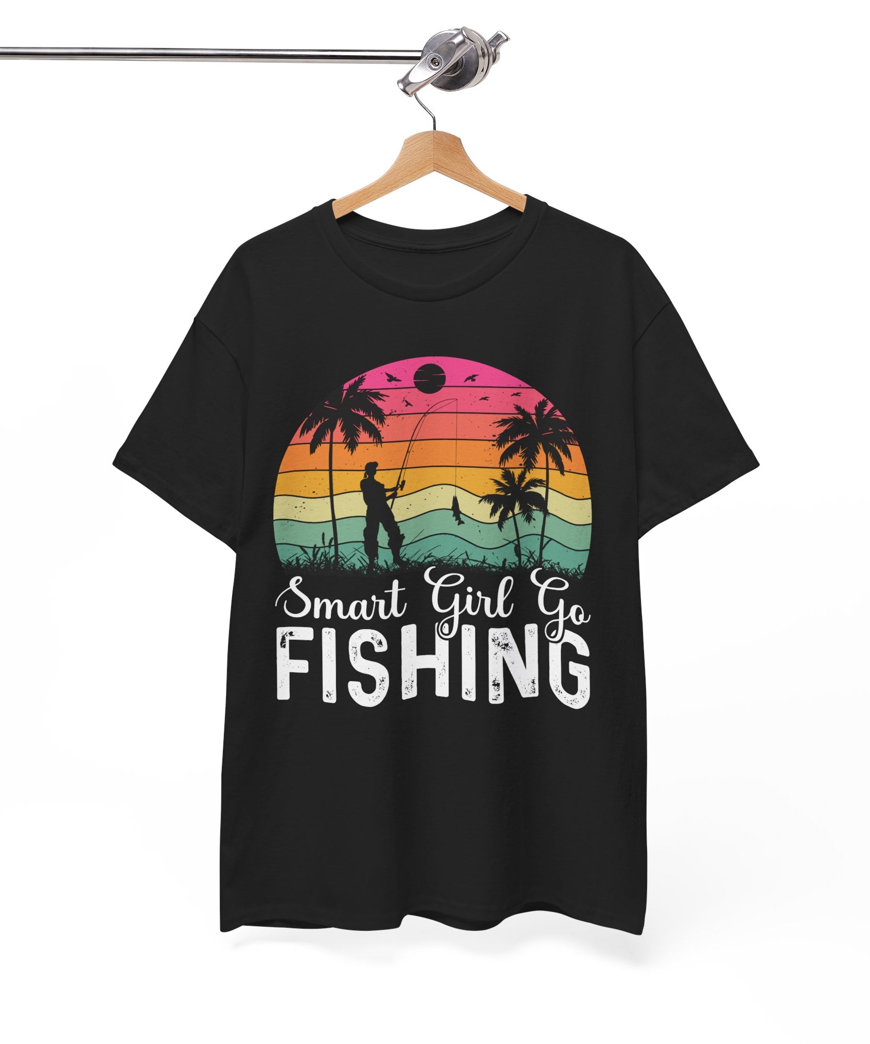 Retro Fisherwoman Graphic Shirt