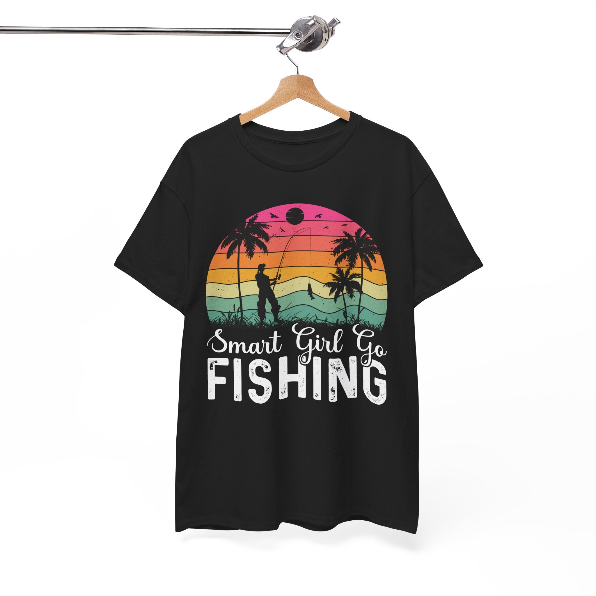 Retro Fisherwoman Graphic Shirt