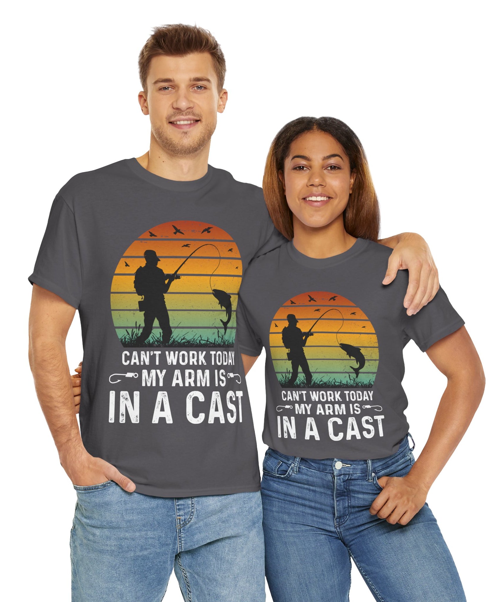 Retro Fisherman Humor Shirt