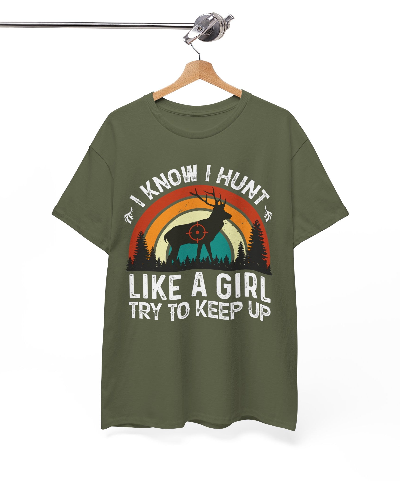 Sunset Target Deer Shirt – Hunting Vibes