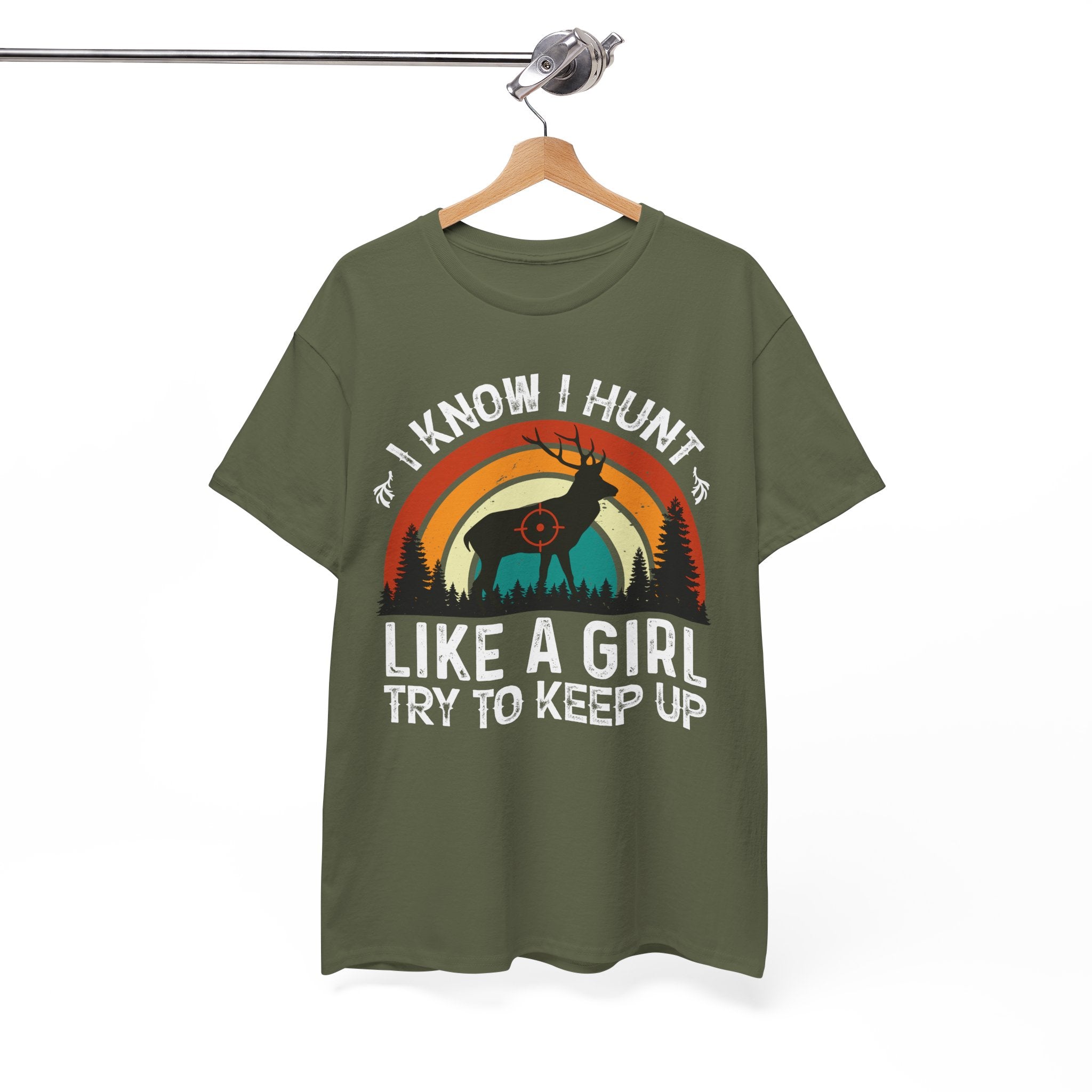 Sunset Target Deer Shirt – Hunting Vibes