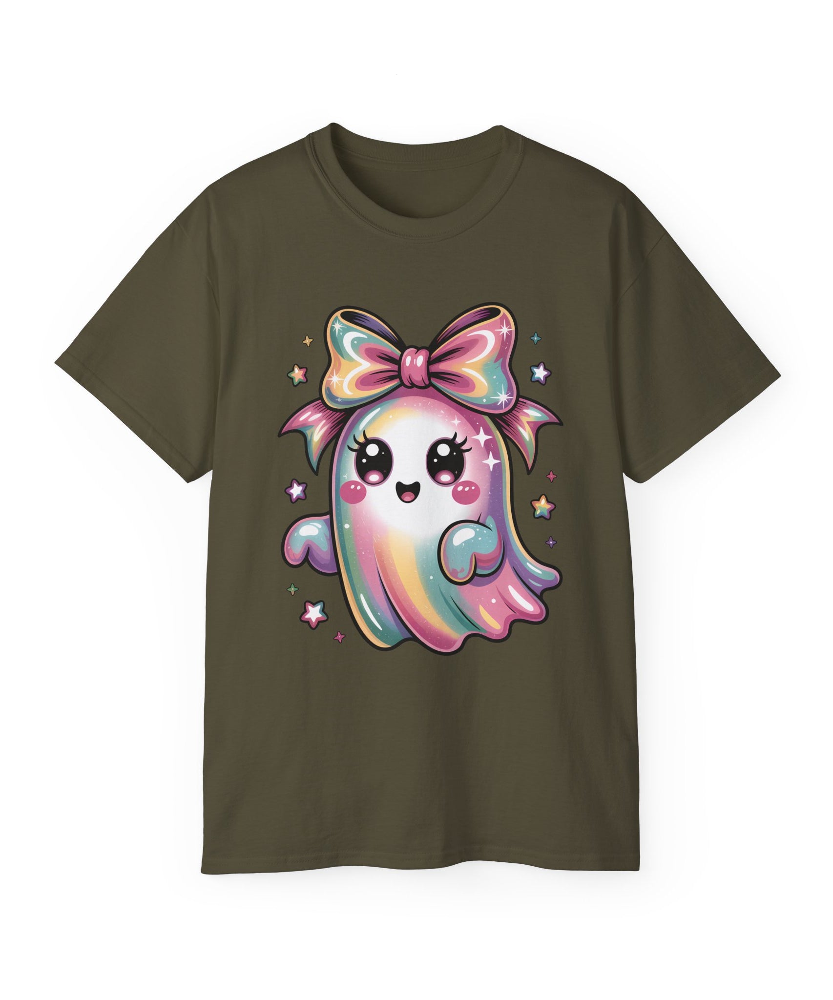 Happy Ghost T-Shirt - Adorable Pastel Tee