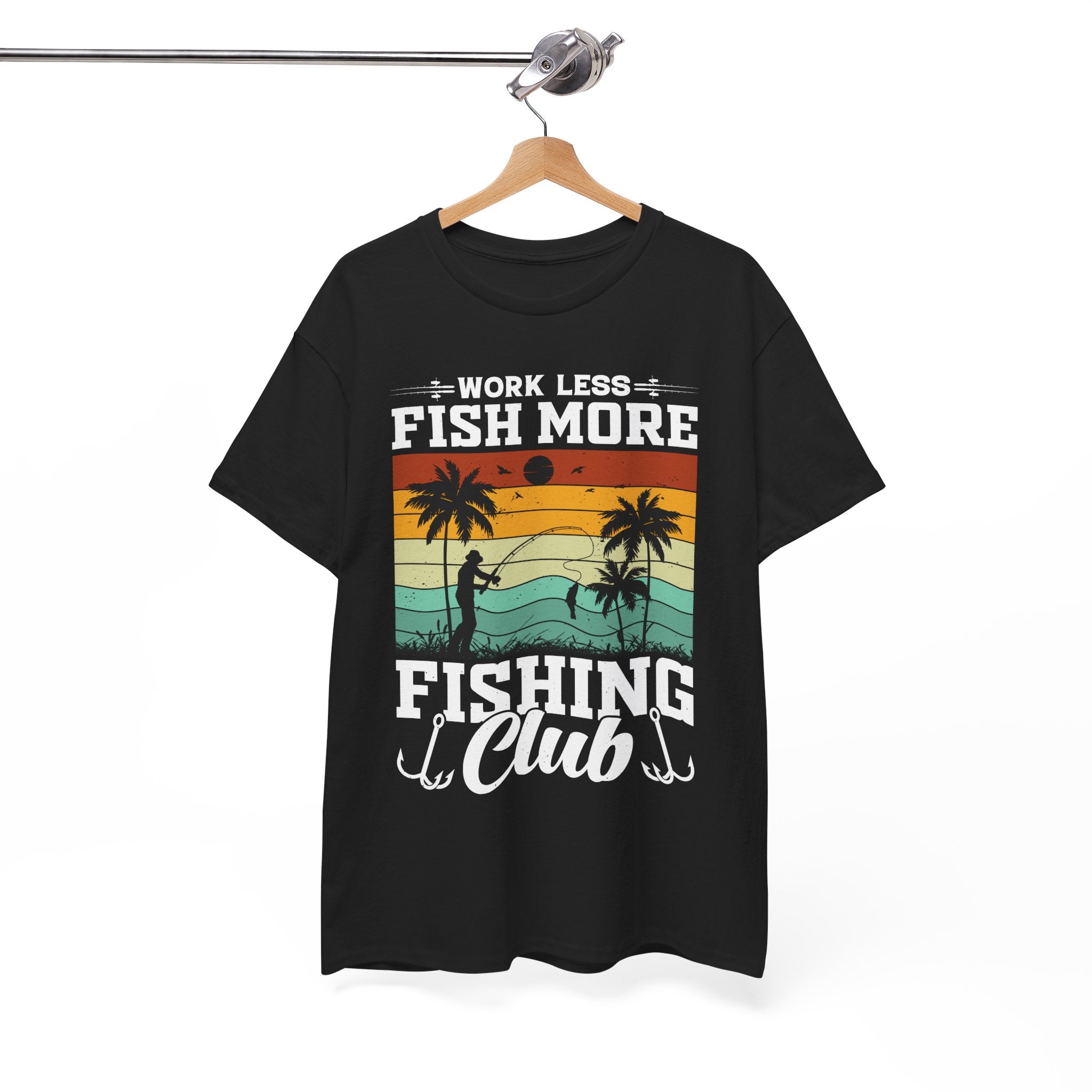 Retro Fisherman Sunset T-Shirt | Gallory Hive