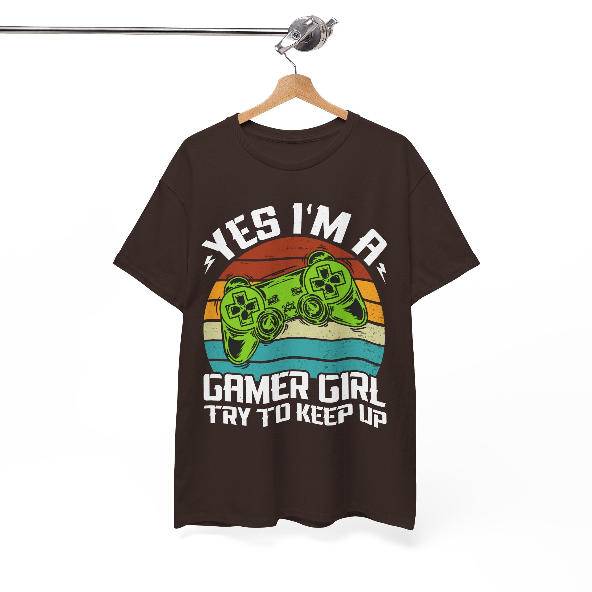 Retro Gamer Girl Tee - Gaming Vibes | Gallory Hive