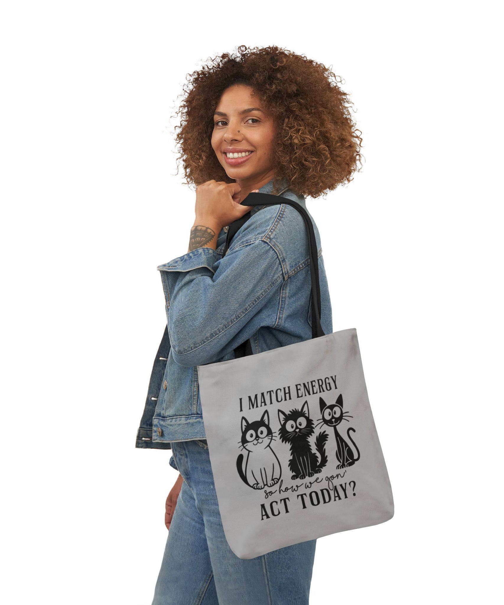 Gift for Cat Lovers – Light Grey Tote Bag | Gallory Hive