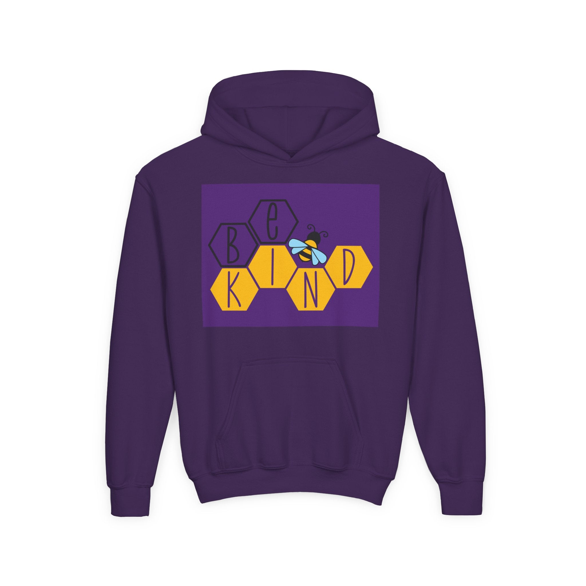 Unisex Kids Hoodie – Bee Kind & Cozy