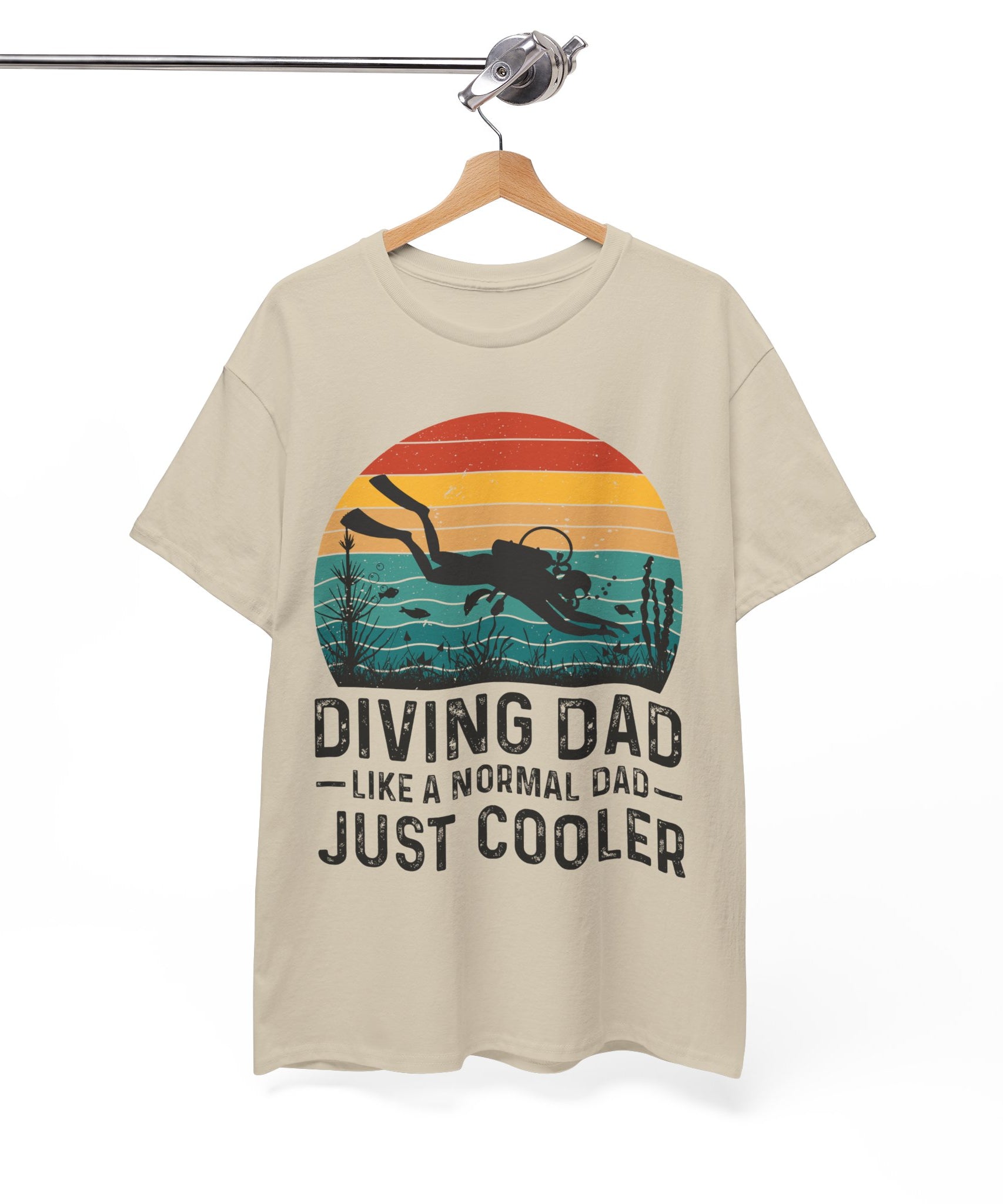 Diving Dad T-Shirt - Retro Scuba Design