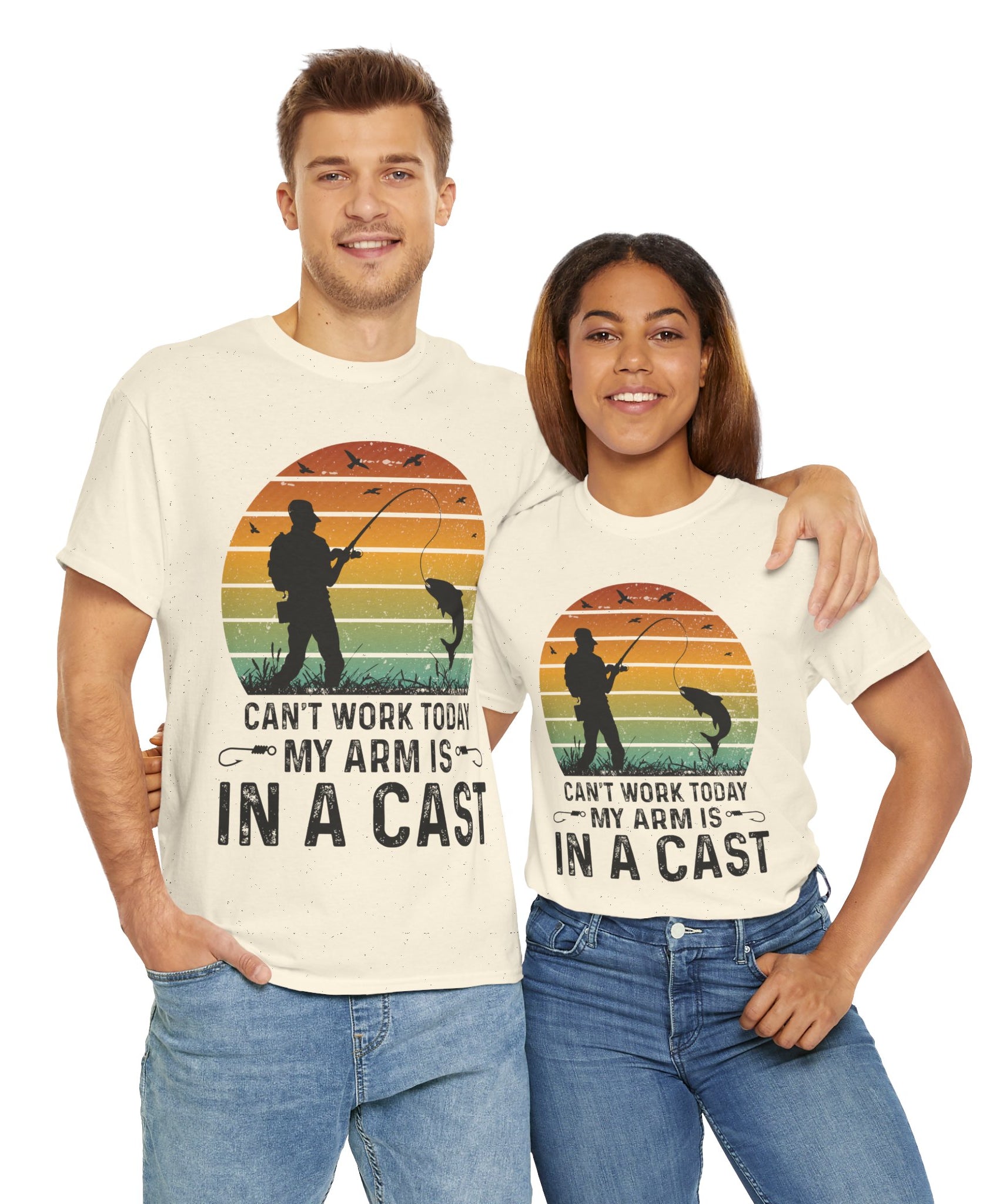 Retro Fisherman Humor Shirt