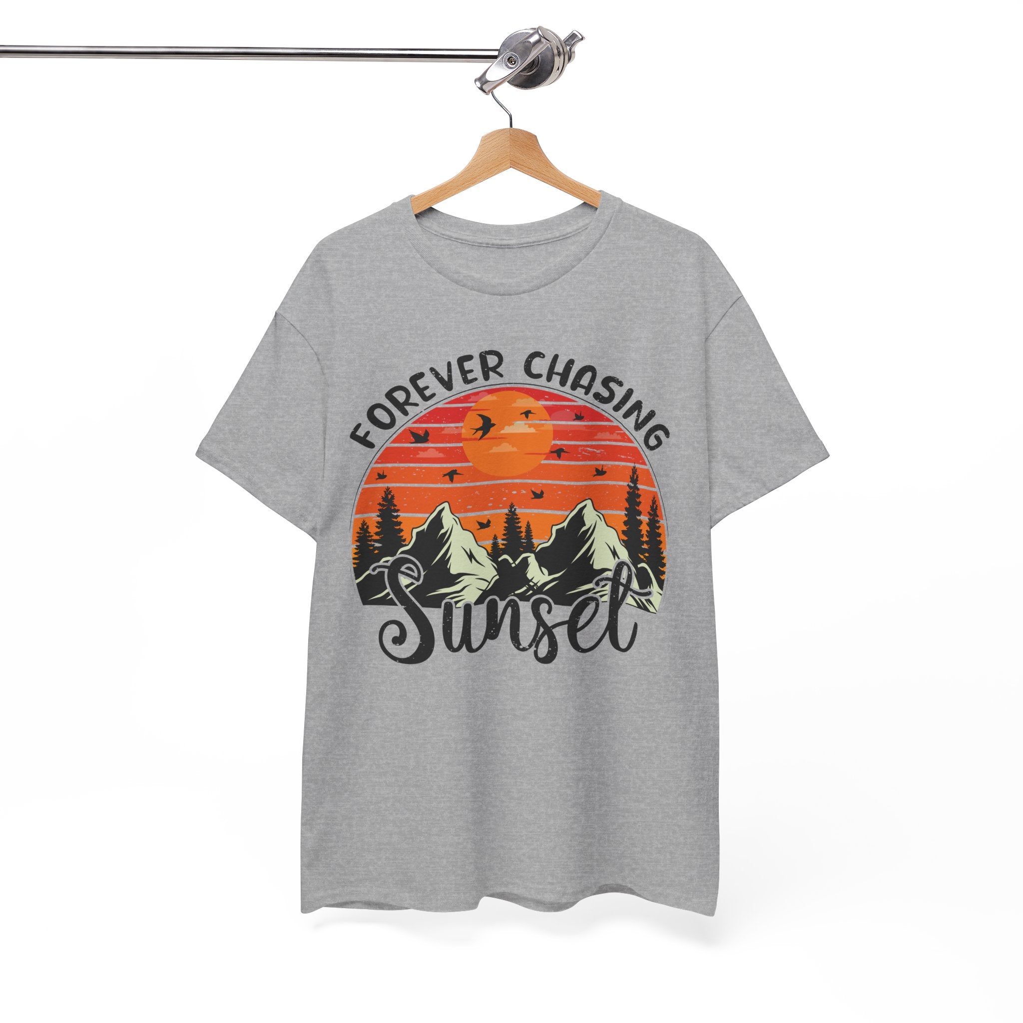 Sunset Mountain Scene T-Shirt | Gallory Hive