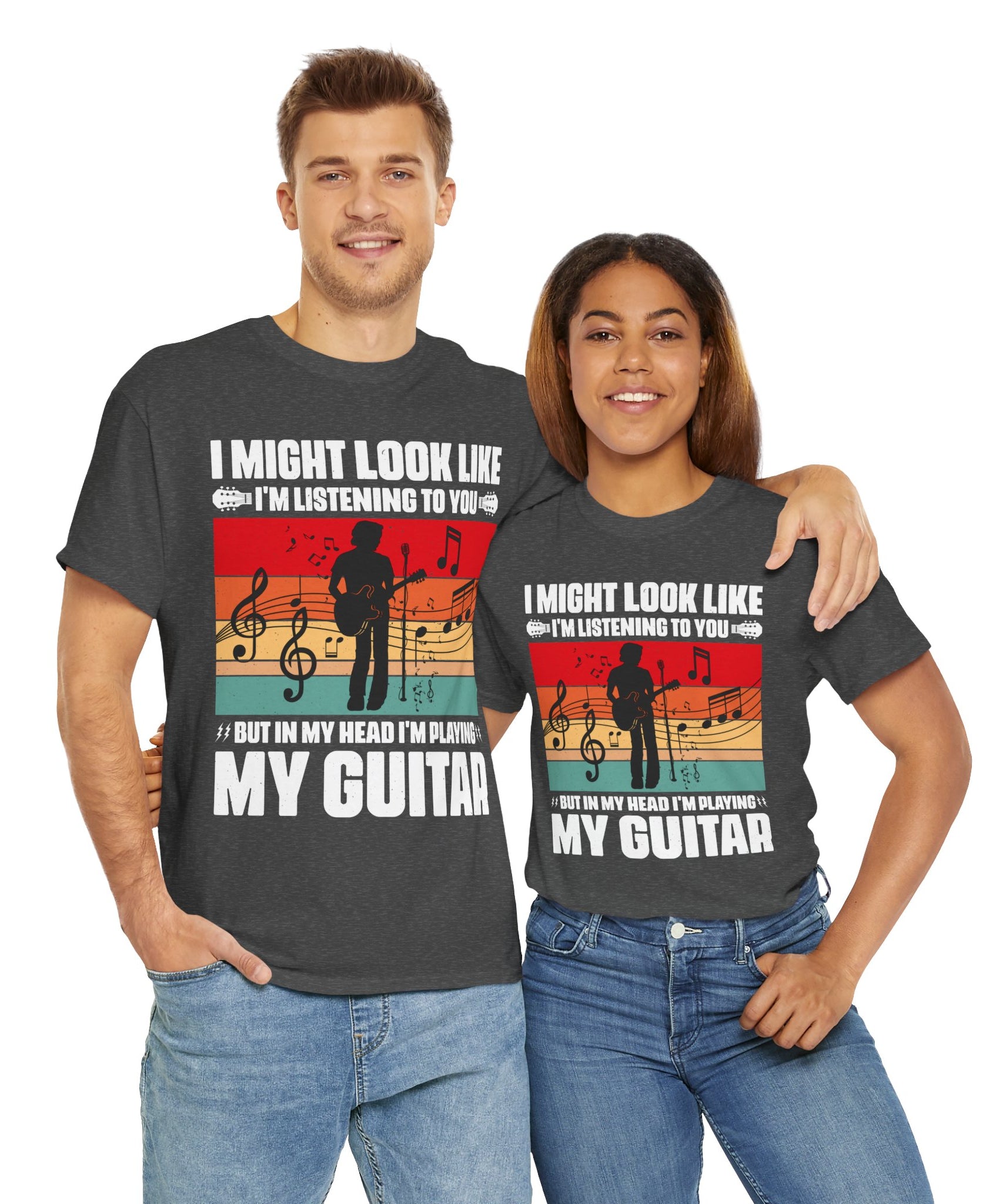 Retro Guitar Playing Mind T-Shirt