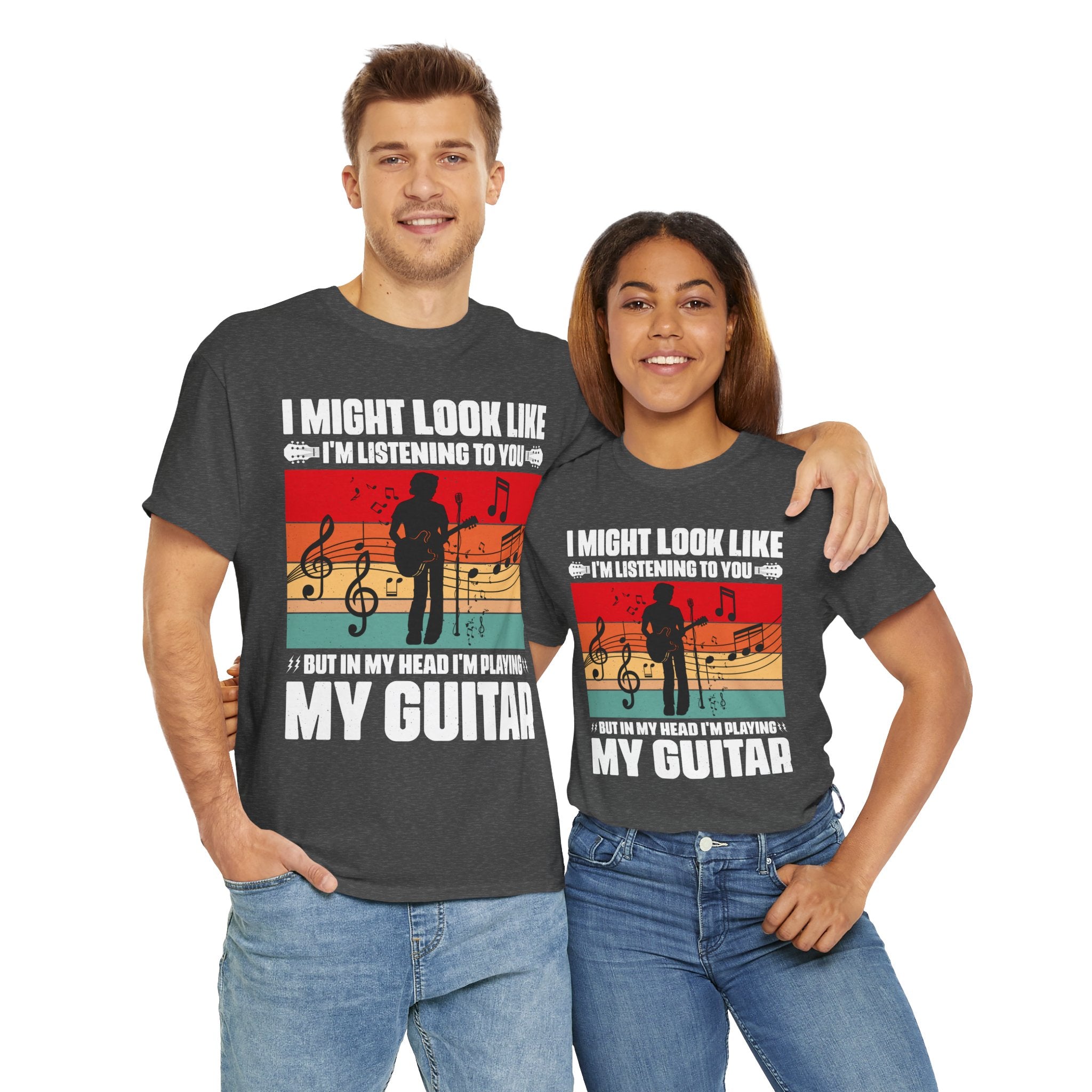 Retro Guitar Playing Mind T-Shirt