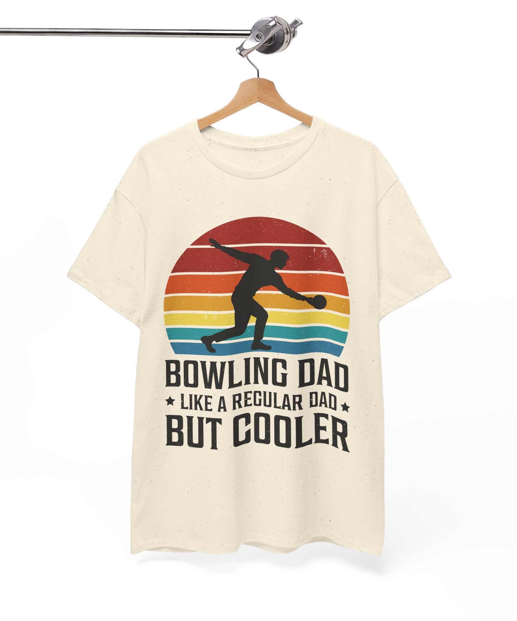 Retro Bowling Dad Tee - Unique Father's Day Gift
