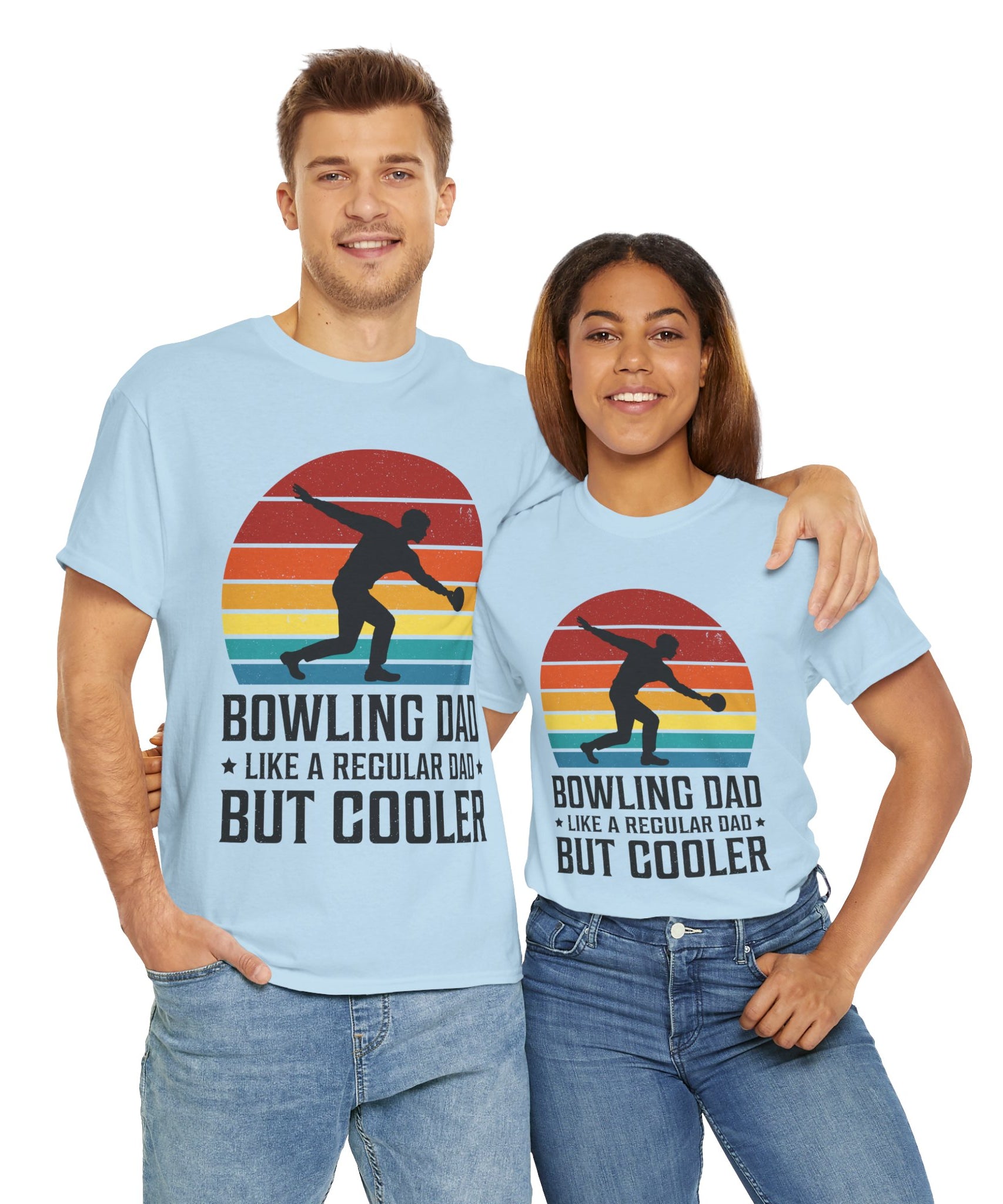 Retro Bowling Dad Tee - Unique Father's Day Gift
