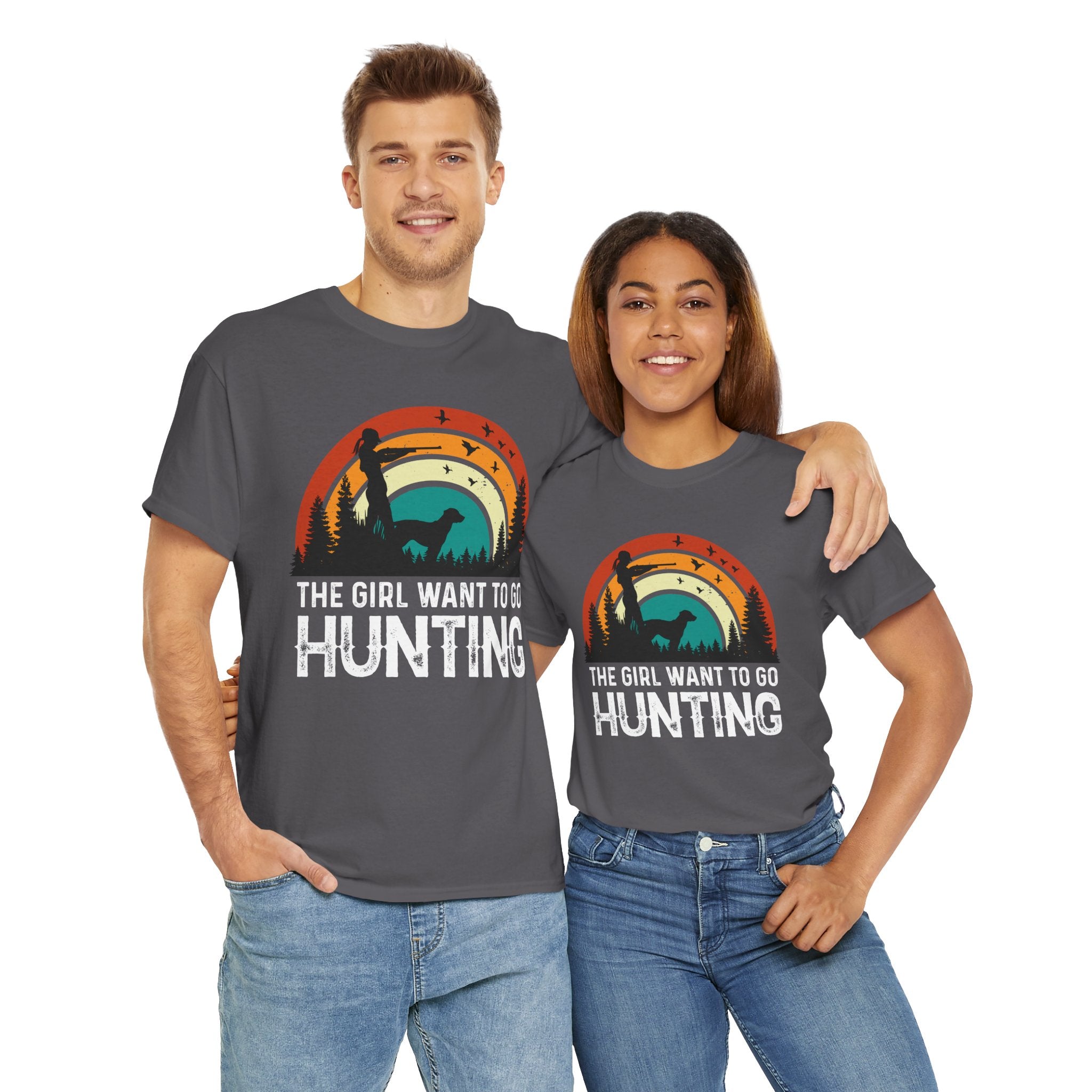 Retro Hunter Shirt – Birds & Pines