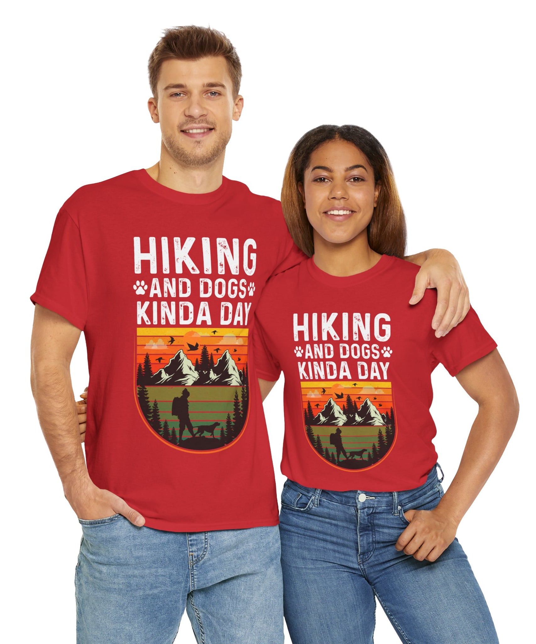 Hiking Buddy Sunset Graphic Tee