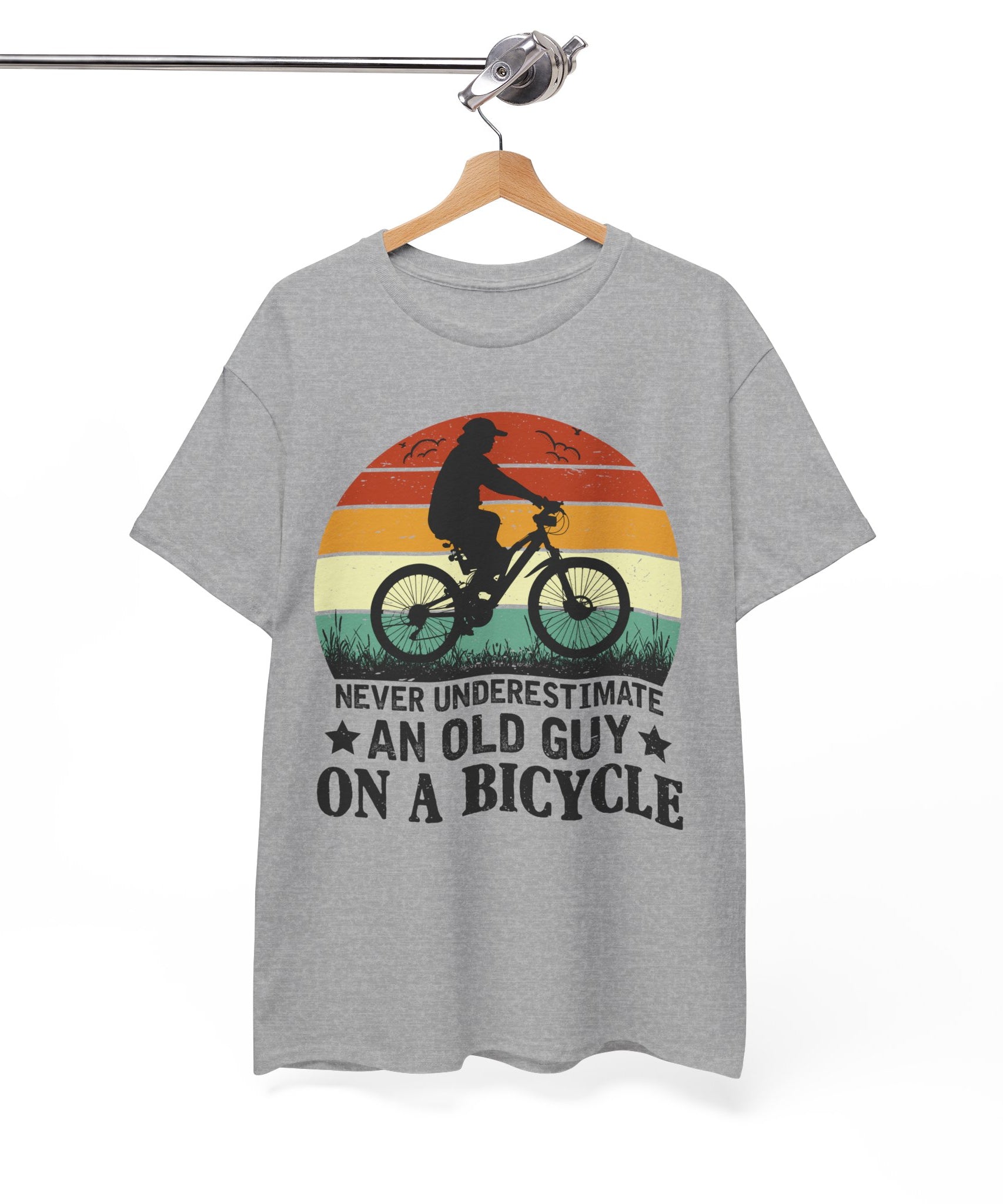 Retro Old Guy On Bicycle Shirt | Gallory Hive