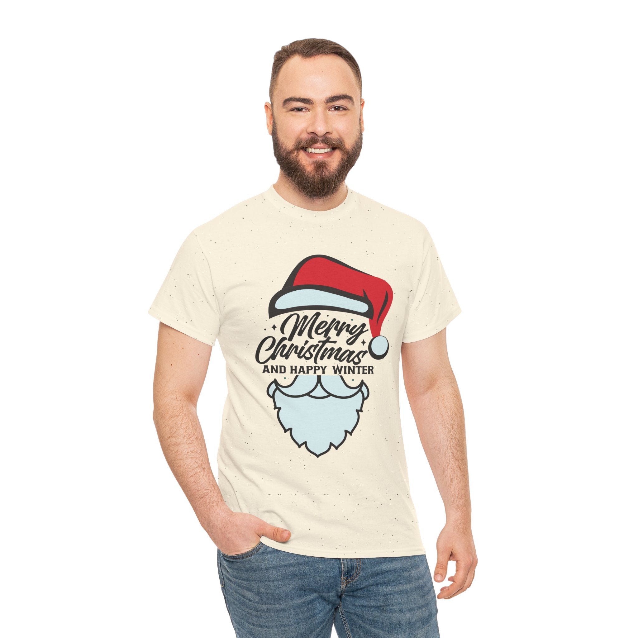 Festive Santa Beard Christmas Shirt | Gallory Hive