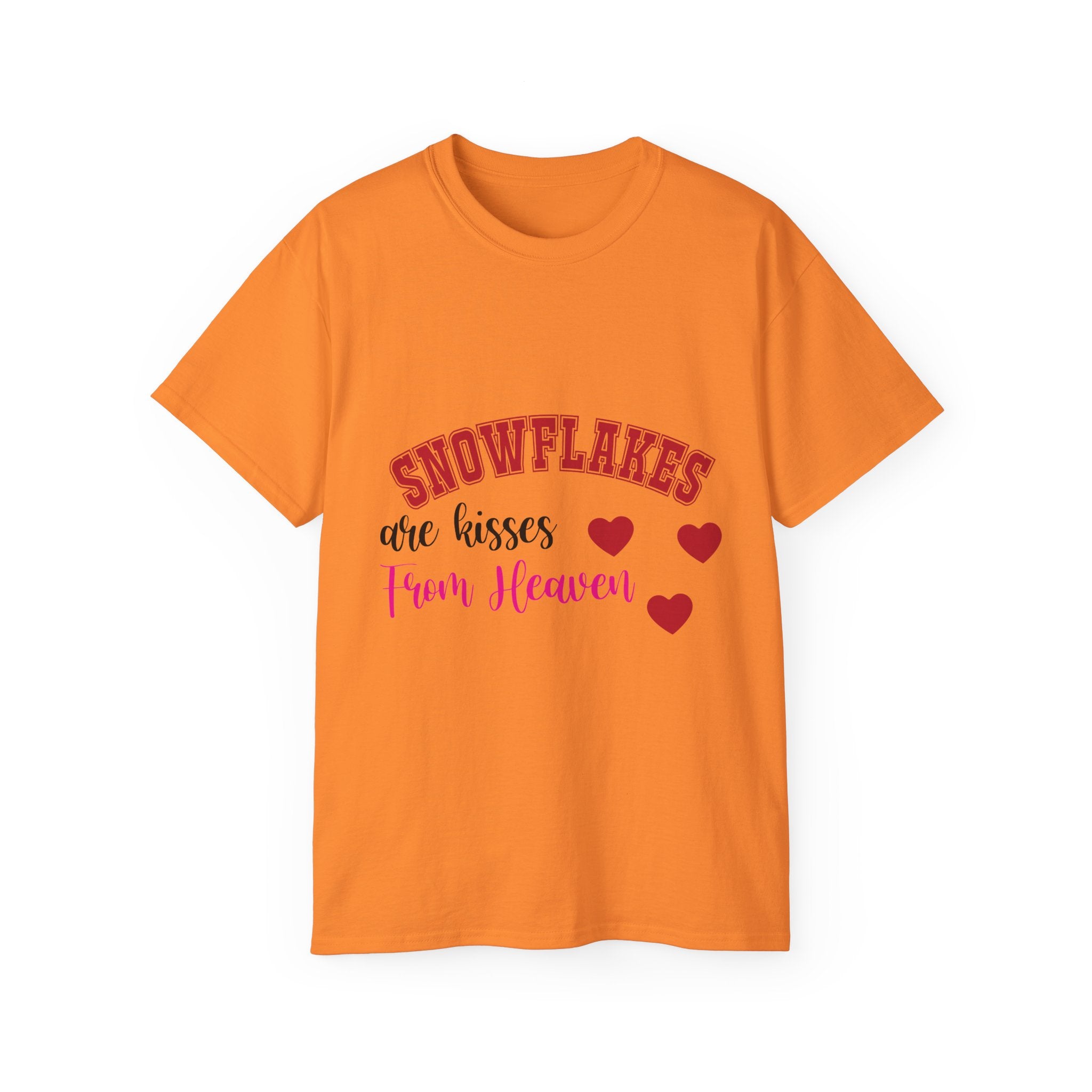 Snowflakes & Hearts Christmas T-Shirt | Gallory Hive