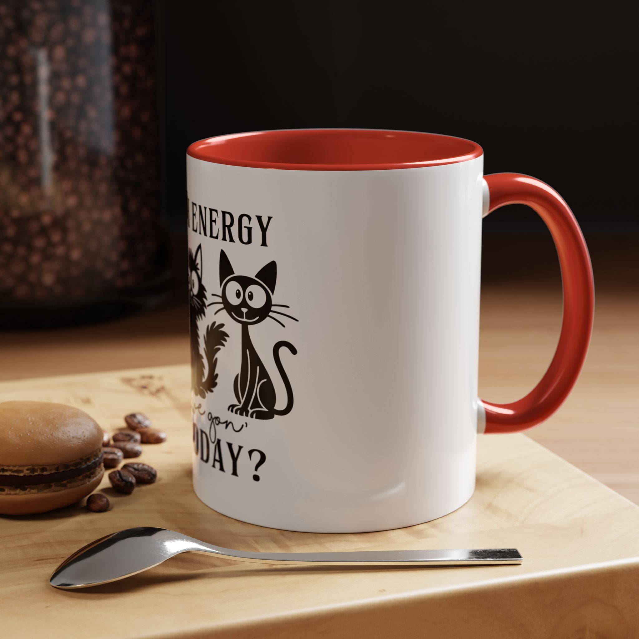 Quirky Cat Coffee Mug, Fun Kitty Mug for Cat Lovers, Gift for Pet Owners, Unique Cat-Themed Drinkware, Cute Cat Lover Present