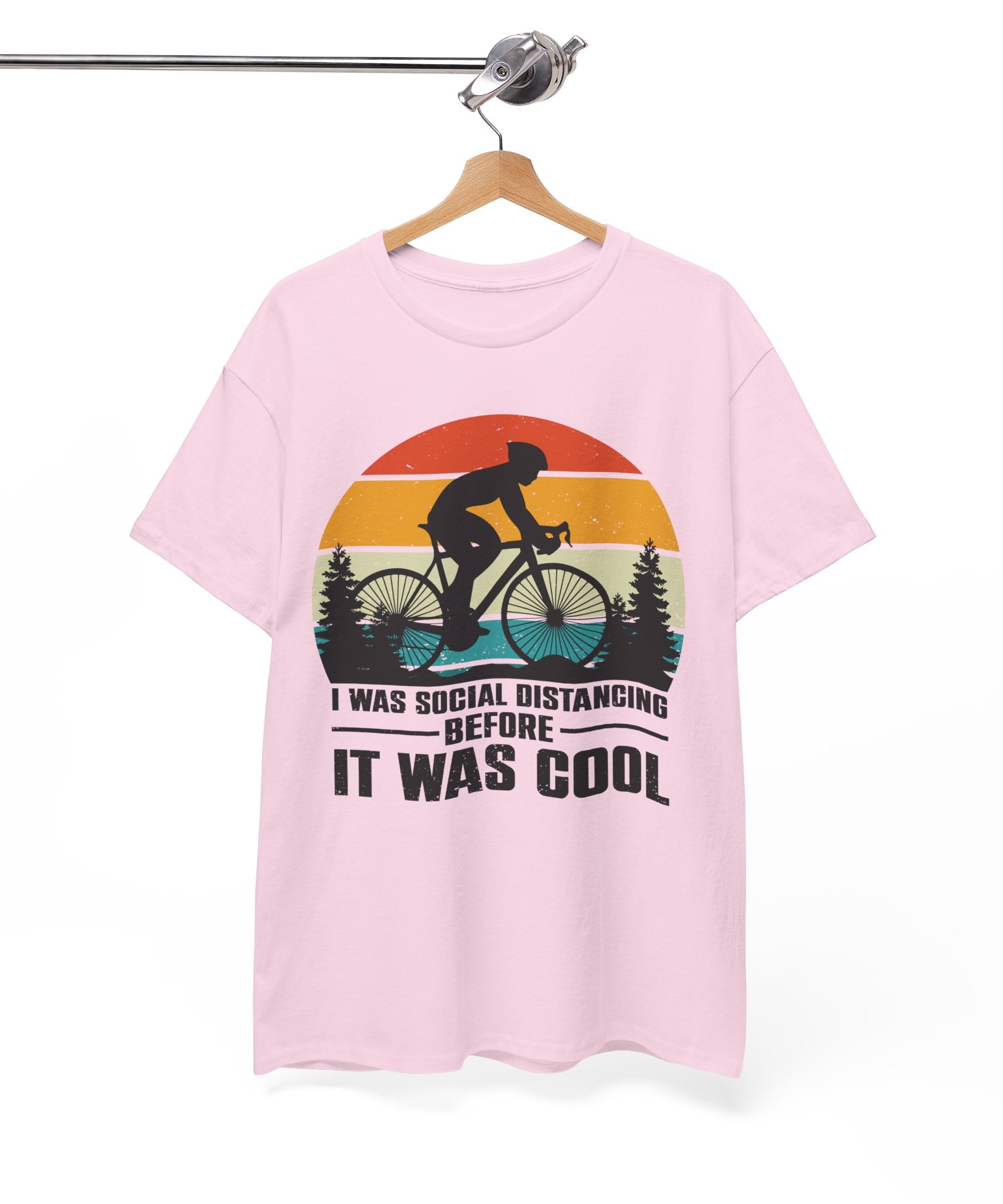 Retro Social Distancing Cyclist Tee